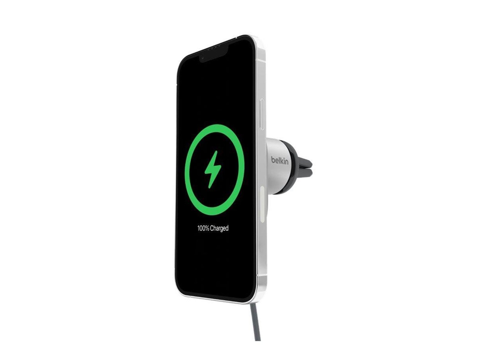 Belkin car wireless charging holder - magnetic with Qi2 + car power adapter - 15 Watt