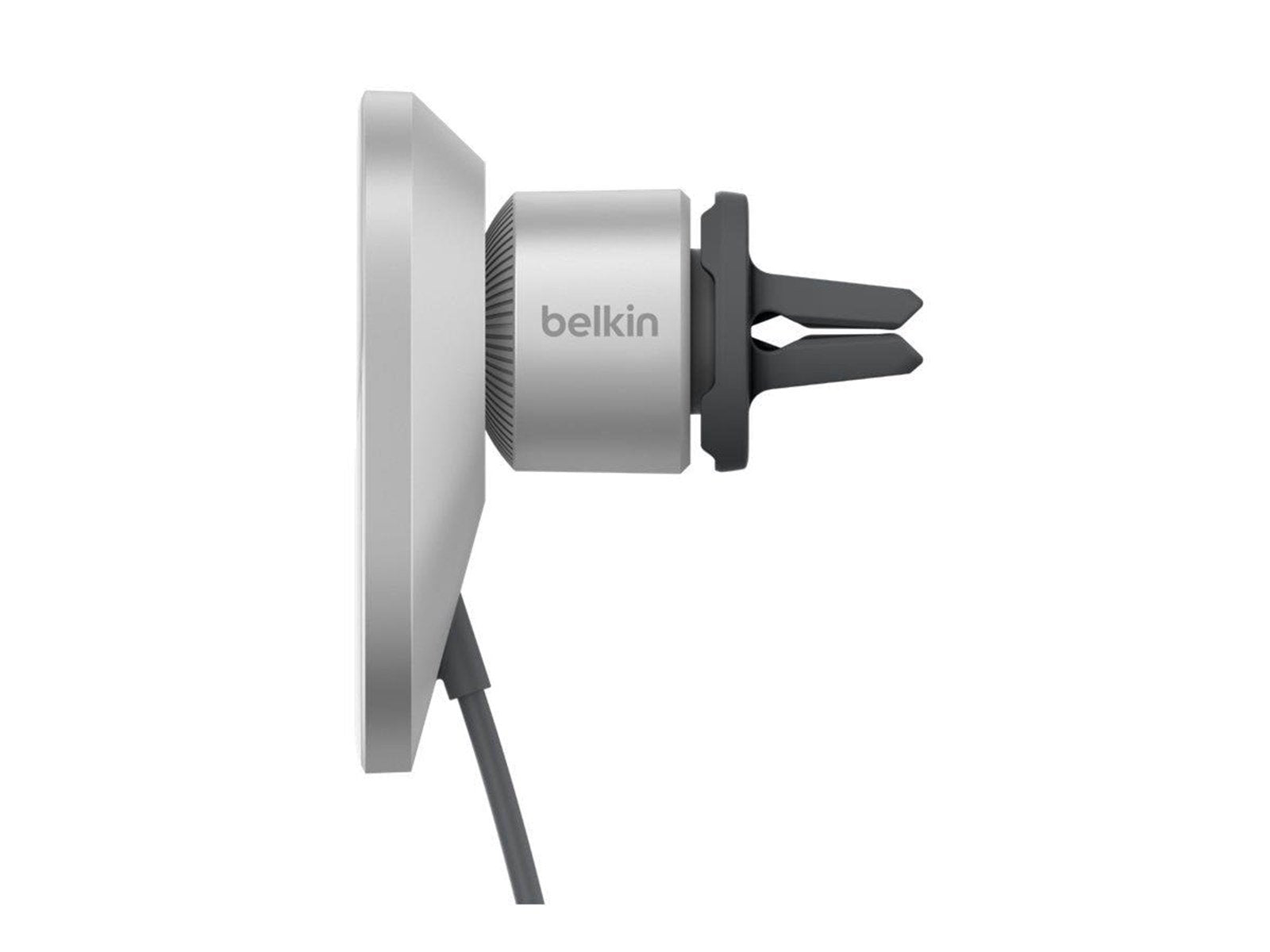 Belkin car wireless charging holder - magnetic with Qi2 + car power adapter - 15 Watt