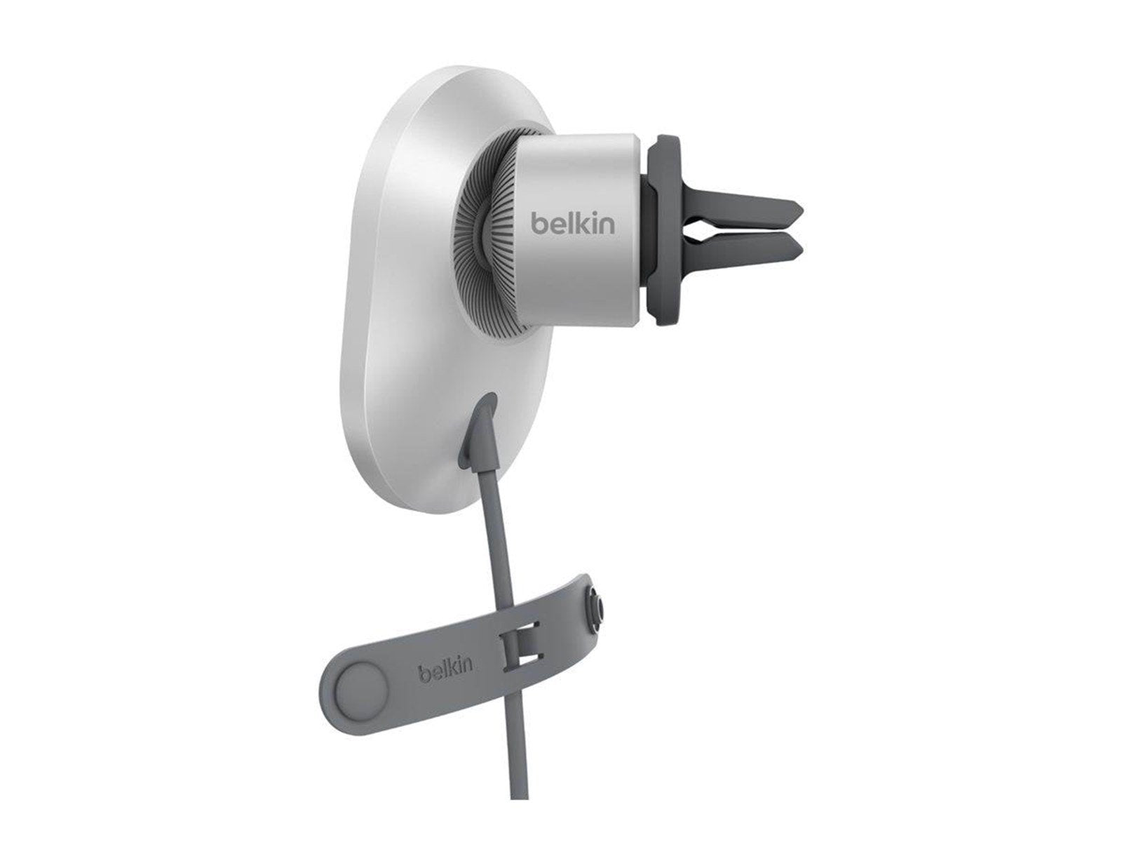 Belkin car wireless charging holder - magnetic with Qi2 + car power adapter - 15 Watt