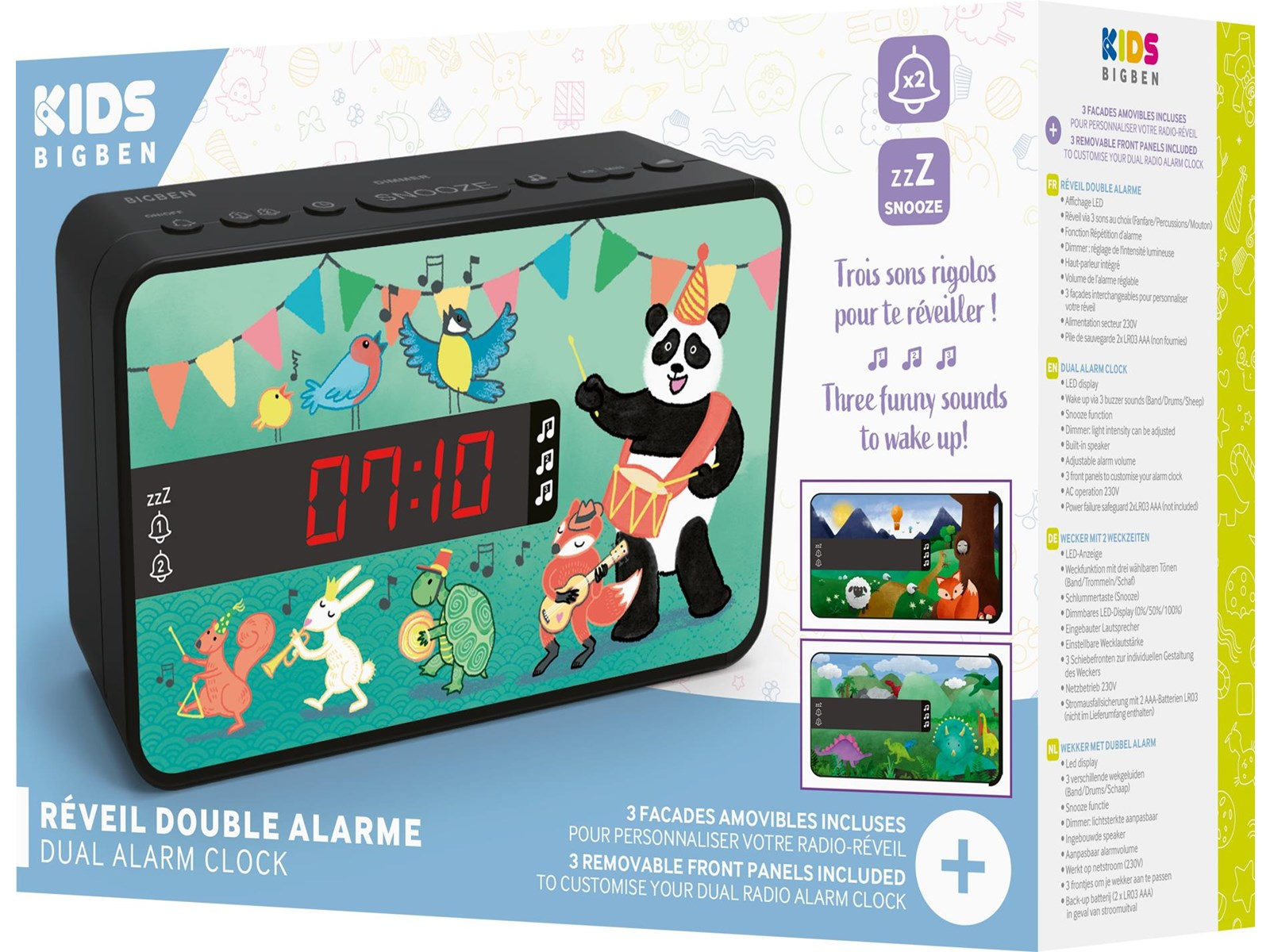 BigBen Interactive - DUAL ALARM CLOCK – R16STORIES BIGBEN KIDS - Wecker