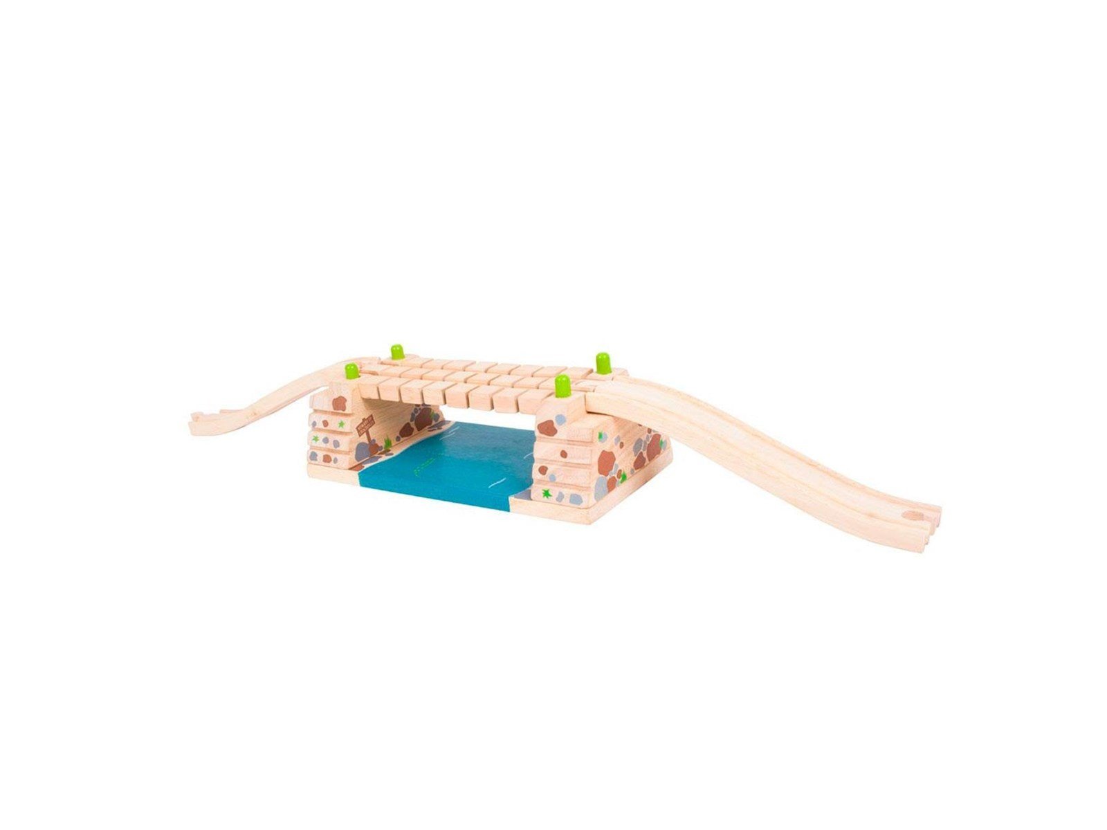 Bigjigs Wooden Rails - Ratchet Bridge