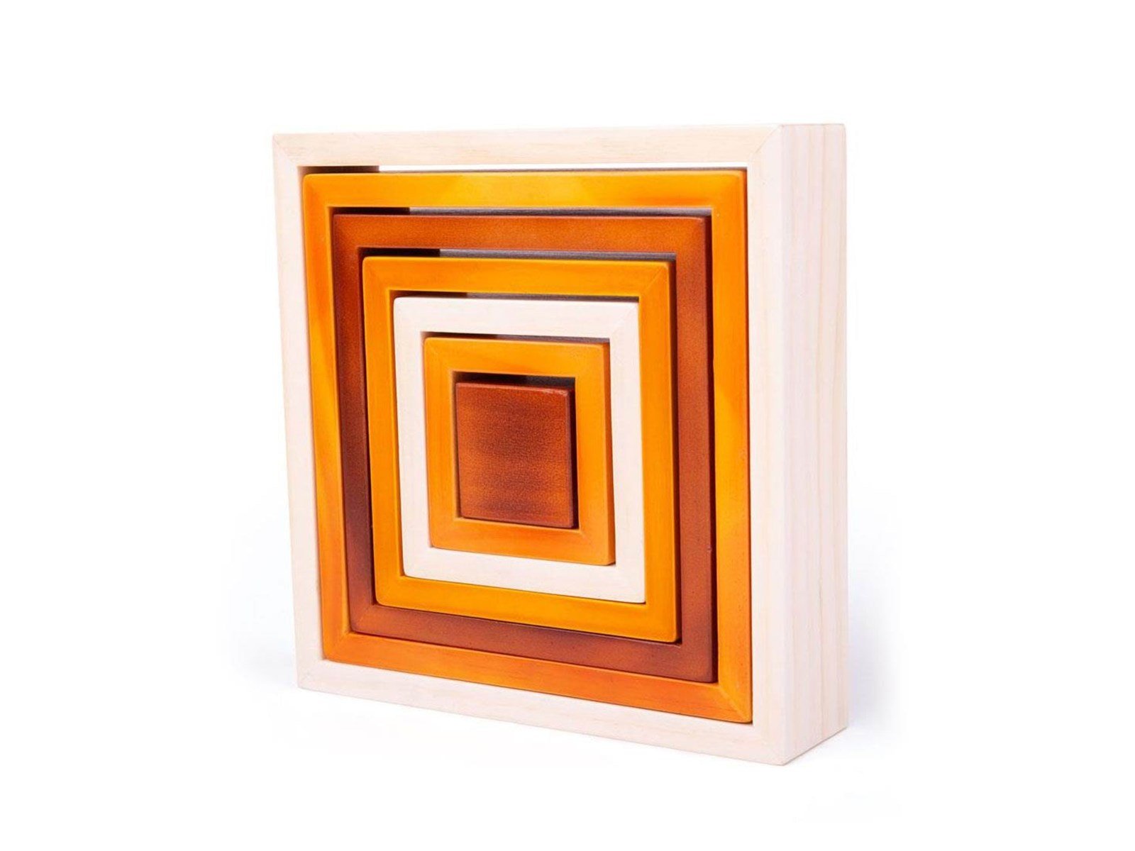 Bigjigs Wooden Square Stacking Toy