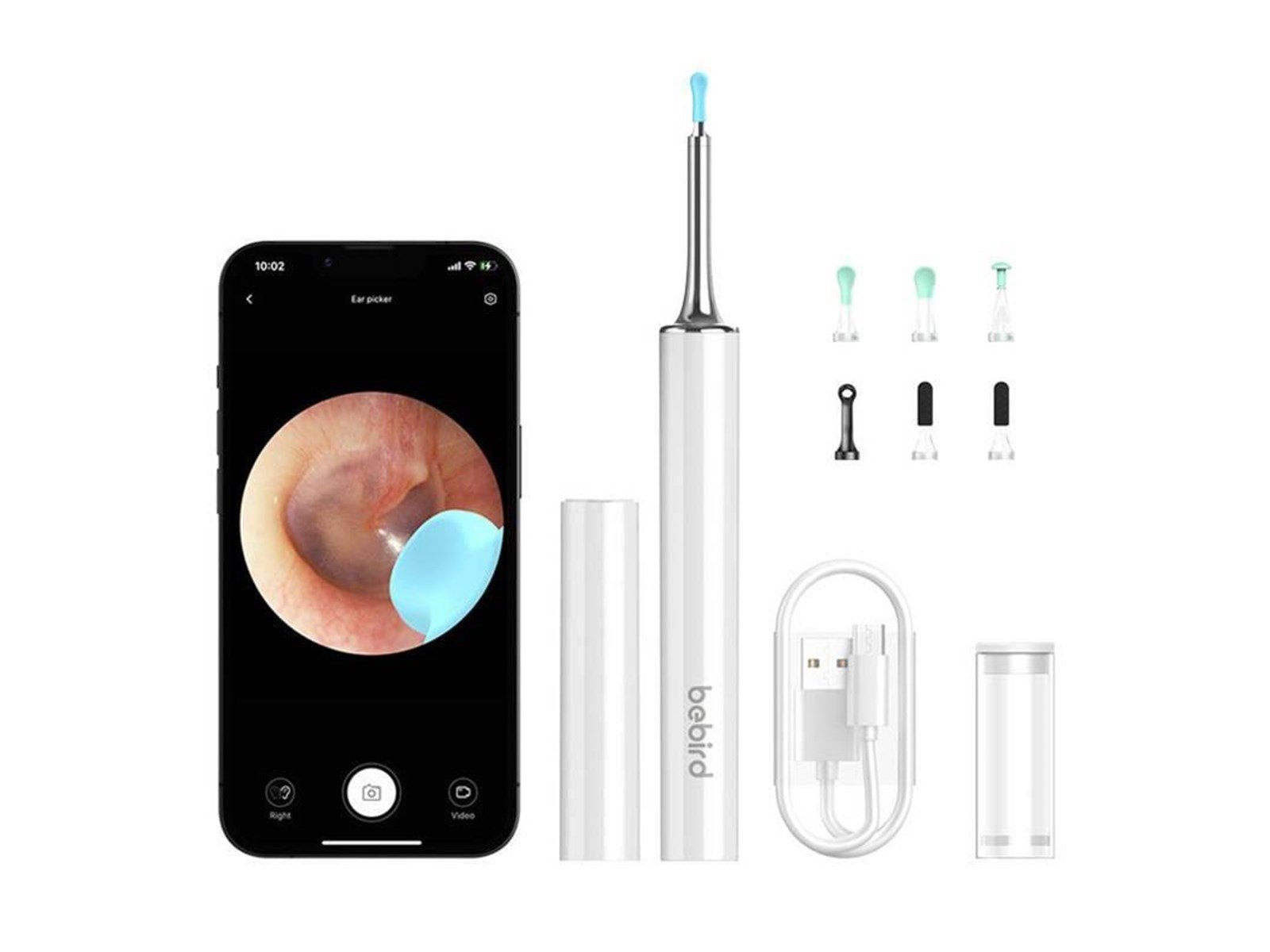 Bebird Smart Visual Ear-Clean Rod T15 white
