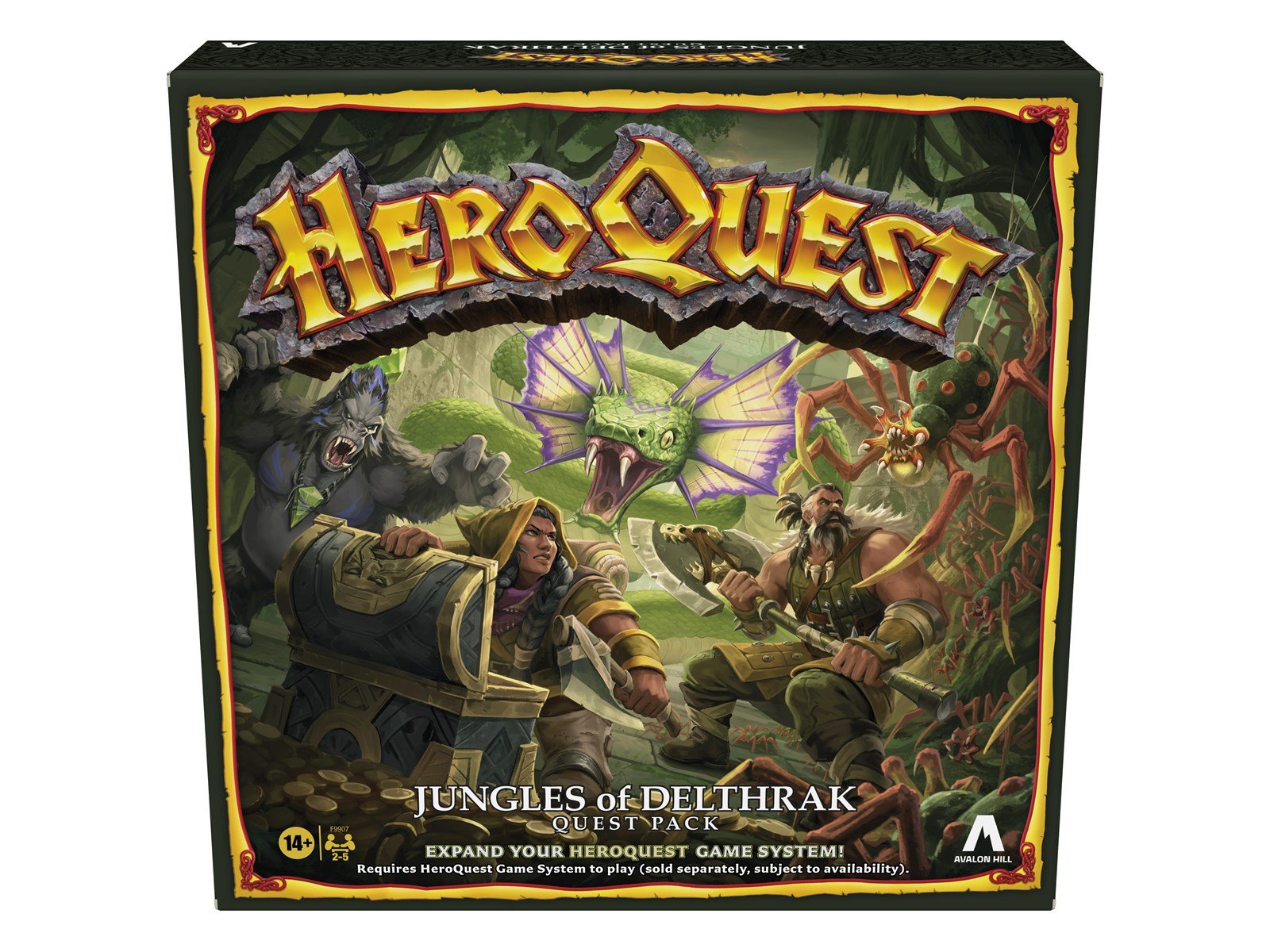 Avalon Hill HeroQuest Jungles of Delthrak Quest Pack - Requires HeroQuest Game System to Play (English)