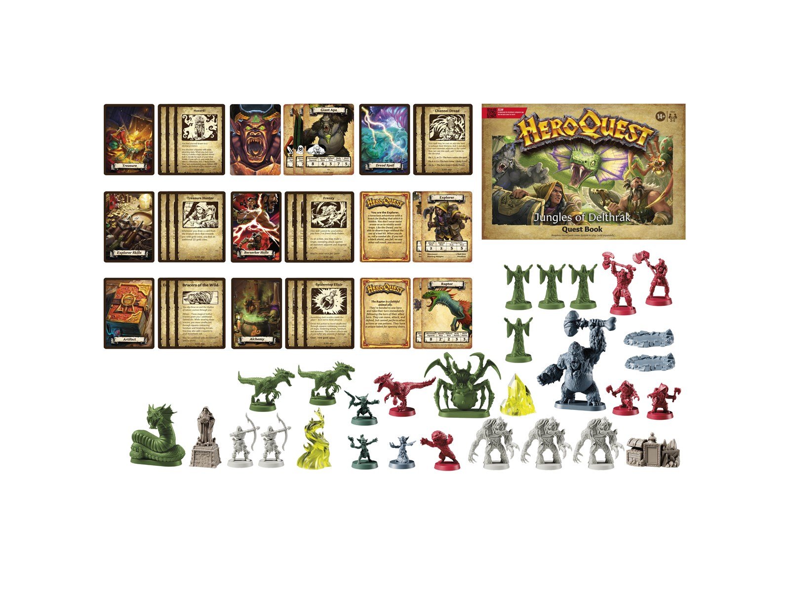 Avalon Hill HeroQuest Jungles of Delthrak Quest Pack - Requires HeroQuest Game System to Play (English)