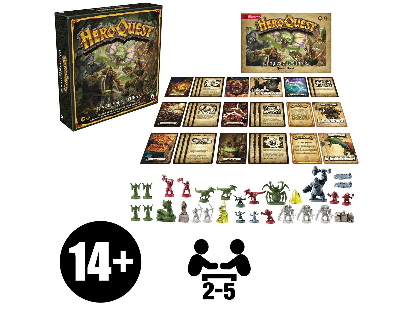 Avalon Hill HeroQuest Jungles of Delthrak Quest Pack - Requires HeroQuest Game System to Play (English)