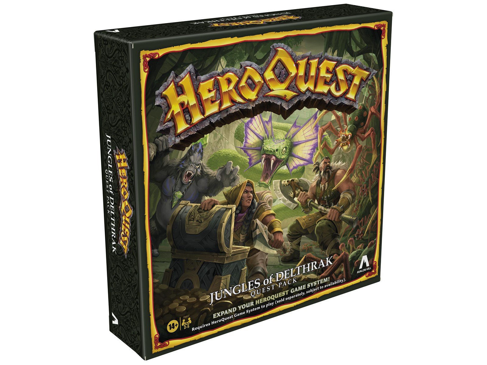 Avalon Hill HeroQuest Jungles of Delthrak Quest Pack - Requires HeroQuest Game System to Play (English)