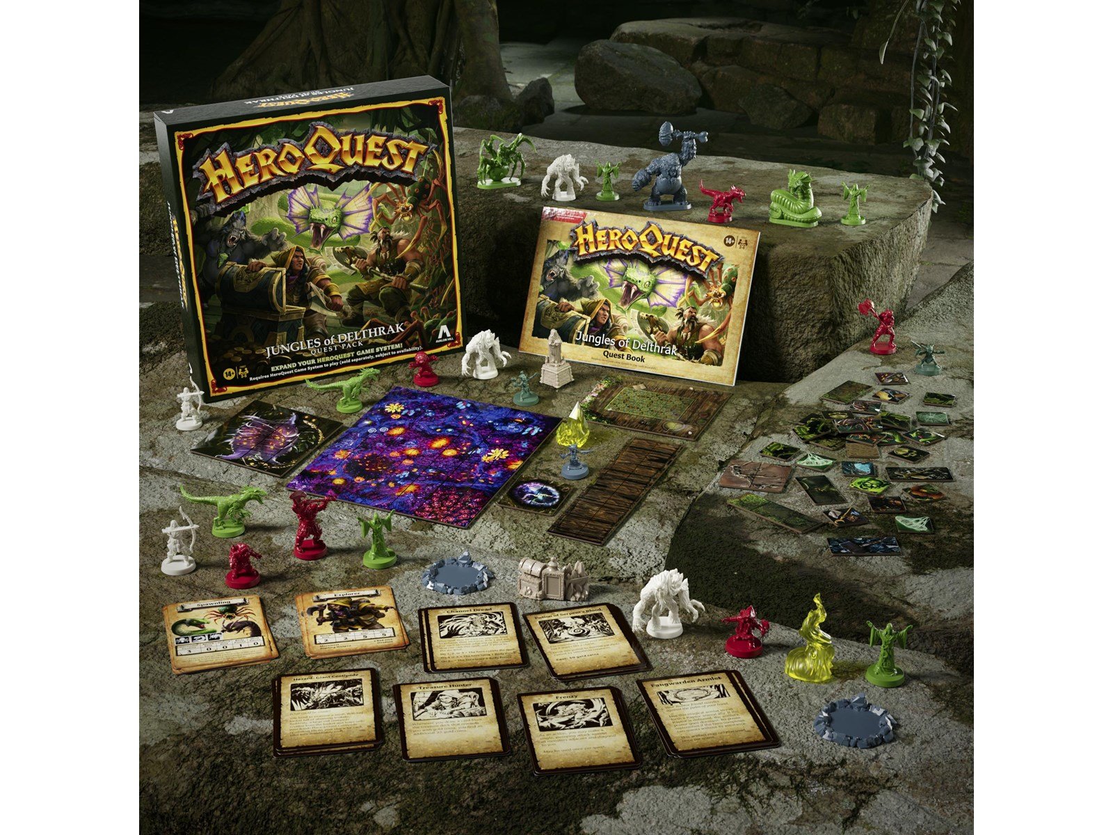 Avalon Hill HeroQuest Jungles of Delthrak Quest Pack - Requires HeroQuest Game System to Play (English)