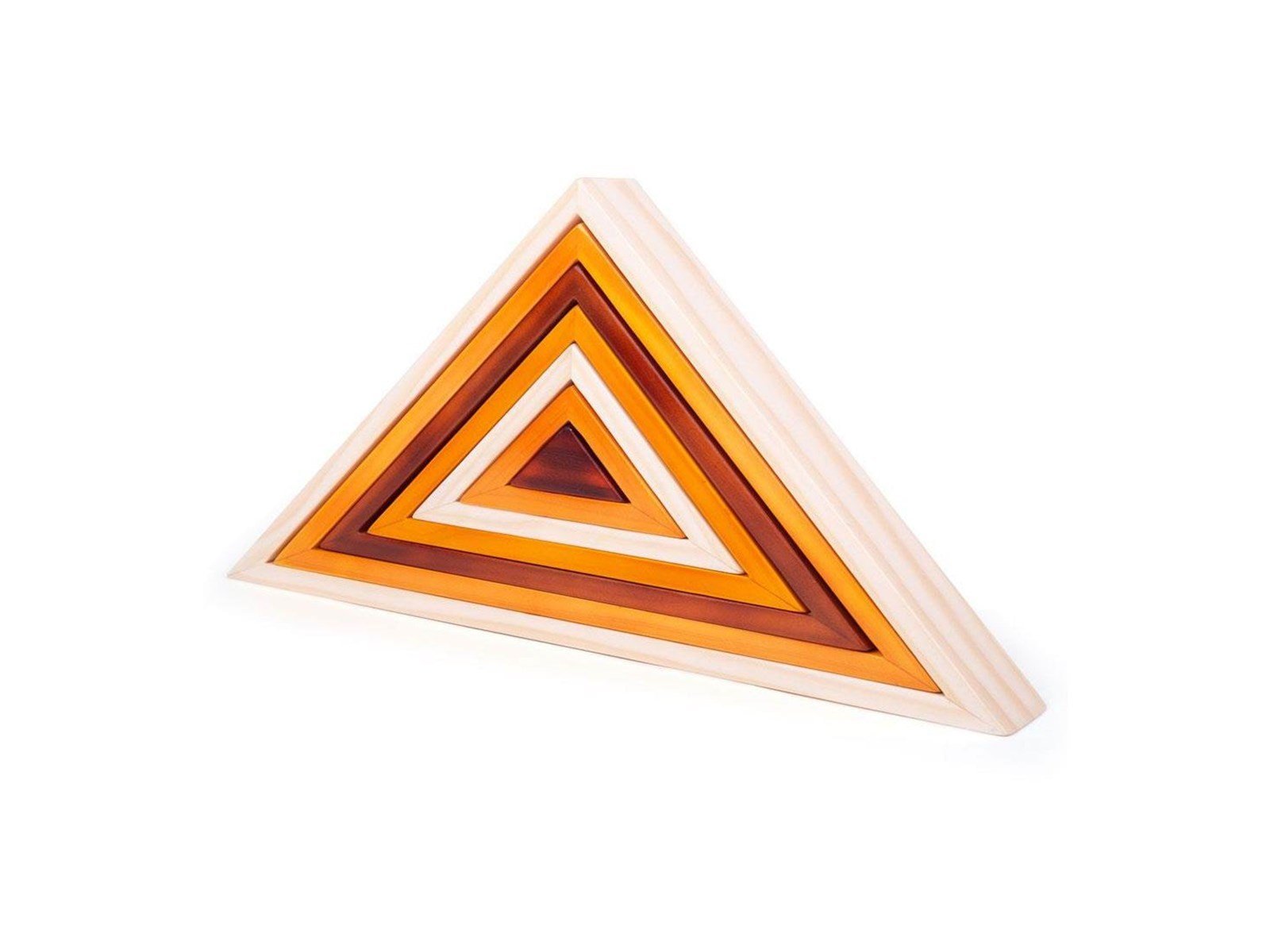 Bigjigs Wooden Triangle Stacking Toy