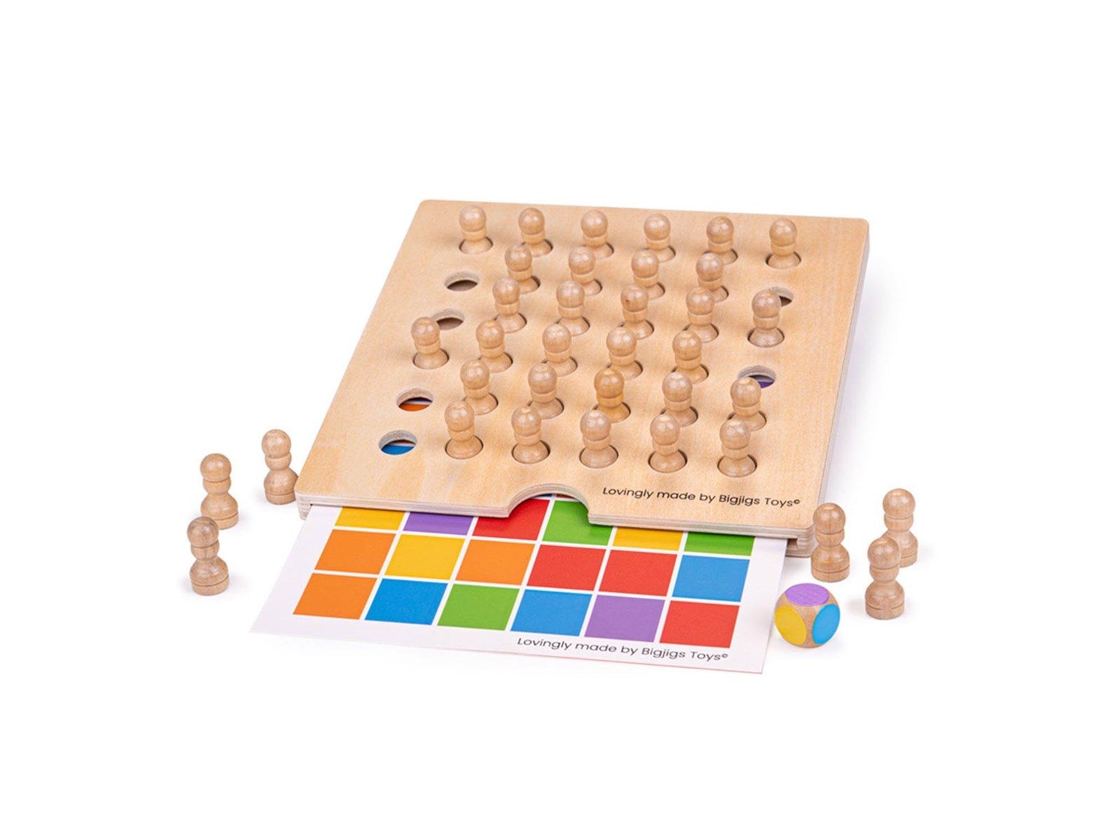 Bigjigs Wooden Coloring Memo Game