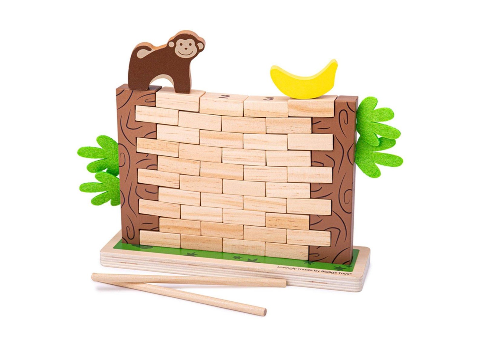 Bigjigs Wooden Children's Game Jungle Crash