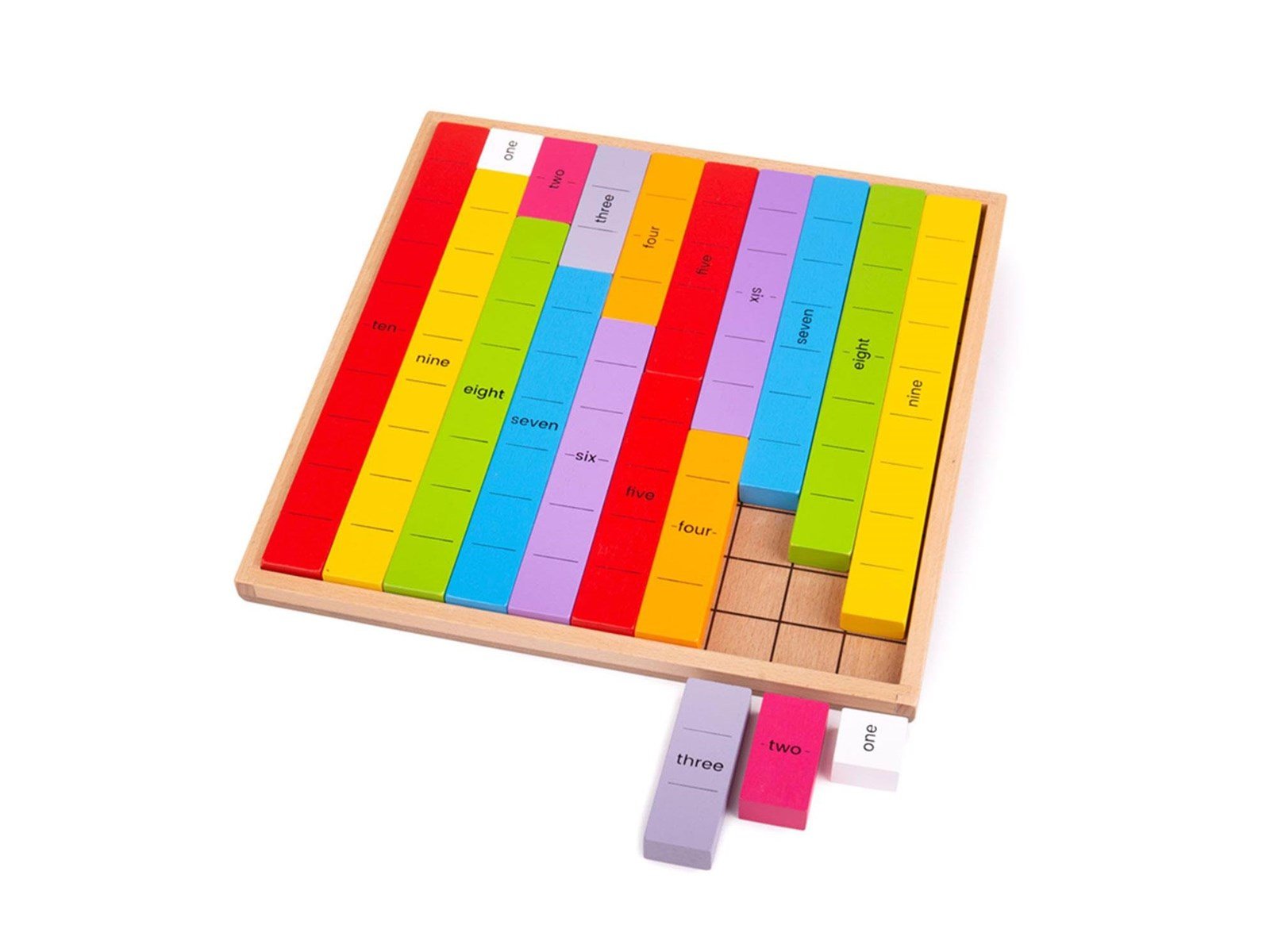 Bigjigs Wooden Maths Game Connecting Numbers