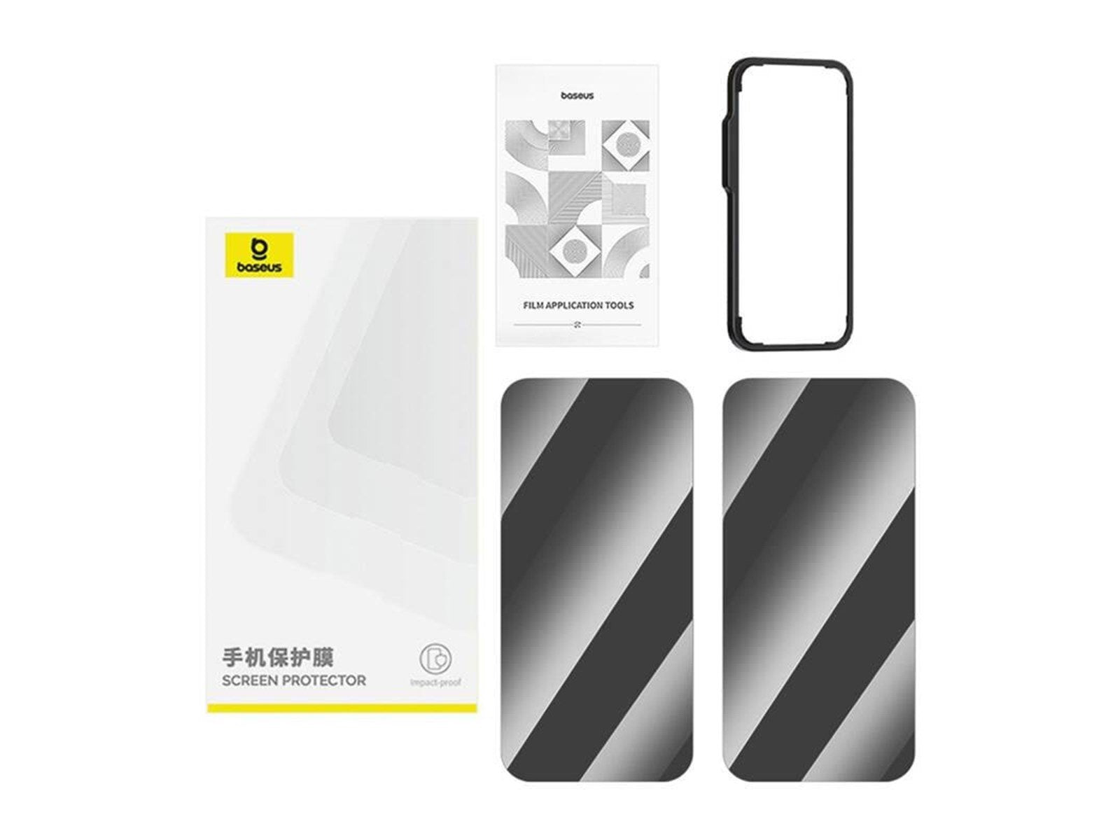 Baseus tempered glass for iPhone 15 Pro Max pack of 2 pcs.