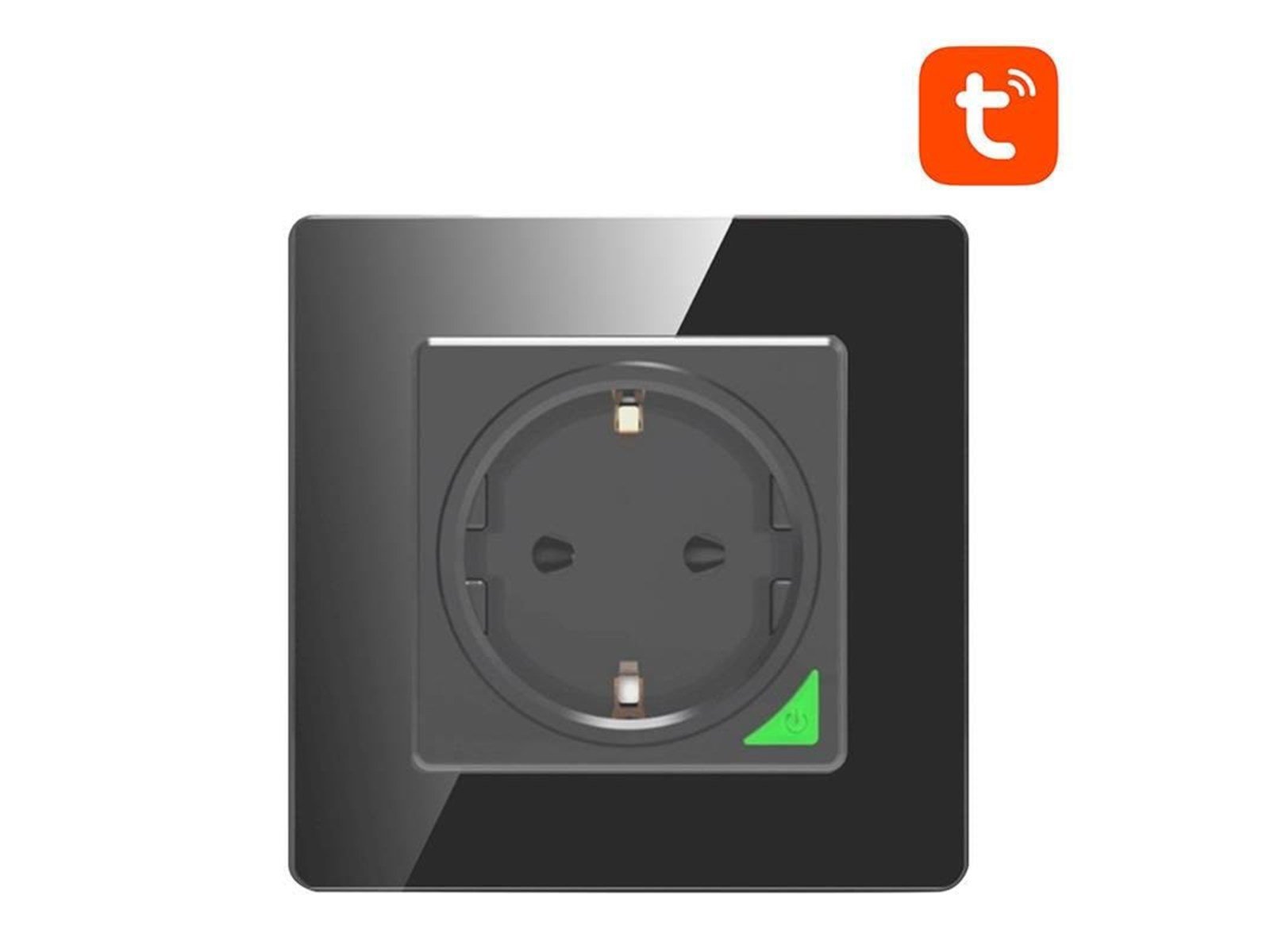 Avatto Smart WiFi Wall Socket N-WOT10-EU-B TUYA (black)