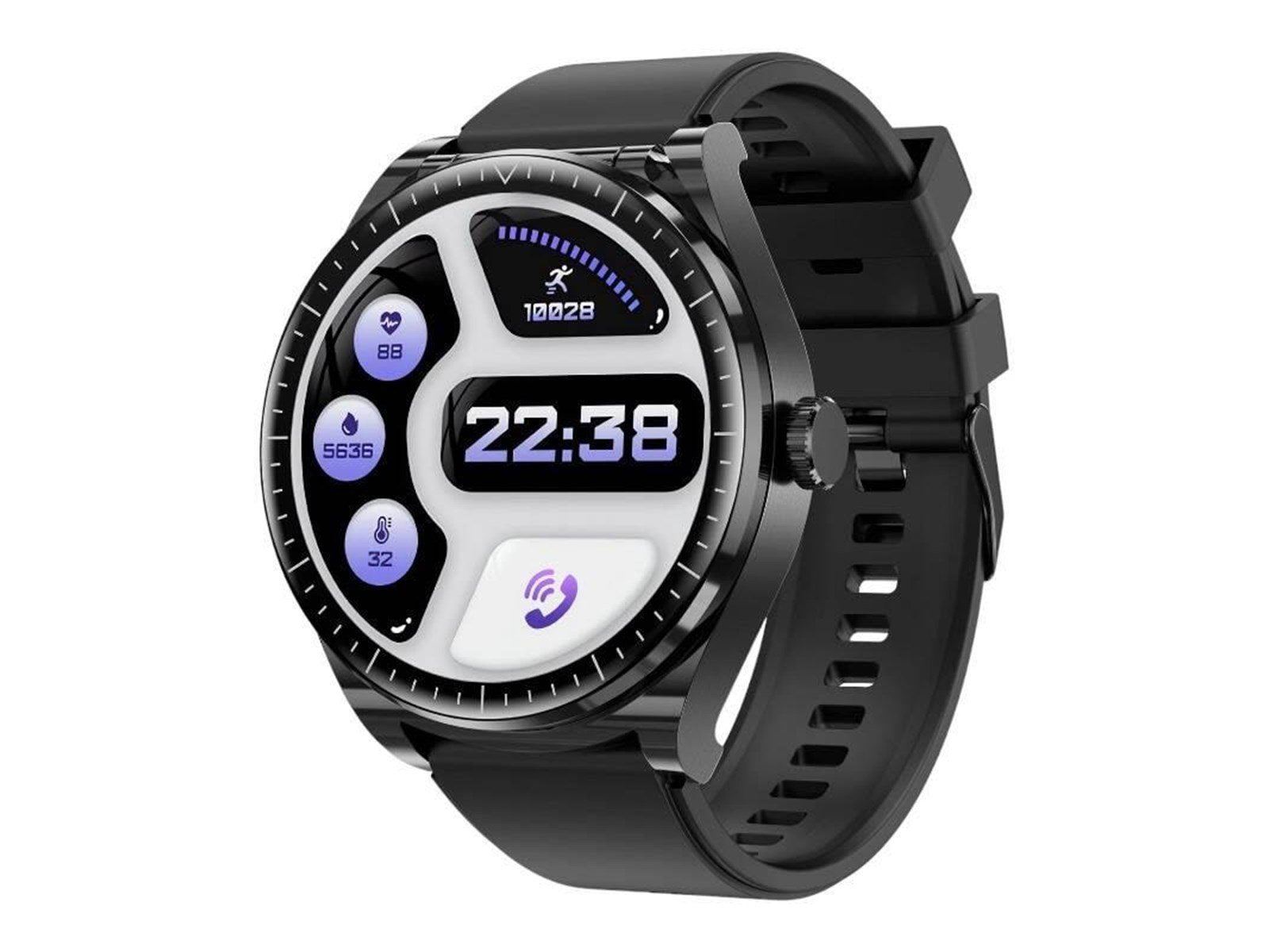 BlitzWolf BW-HW1 smartwatch + TWS headphones (black)
