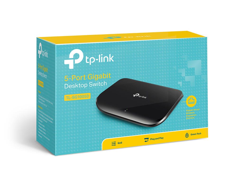 TP-LINK TL-SG1005D 5-Port Gigabit Desktop Switch