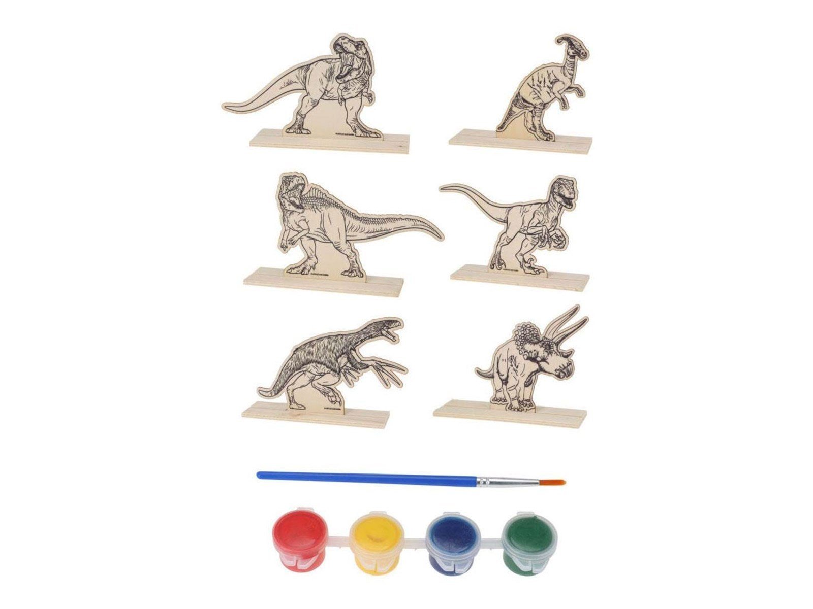 Artist & Co Dino Paint Set Wood 6 pcs.