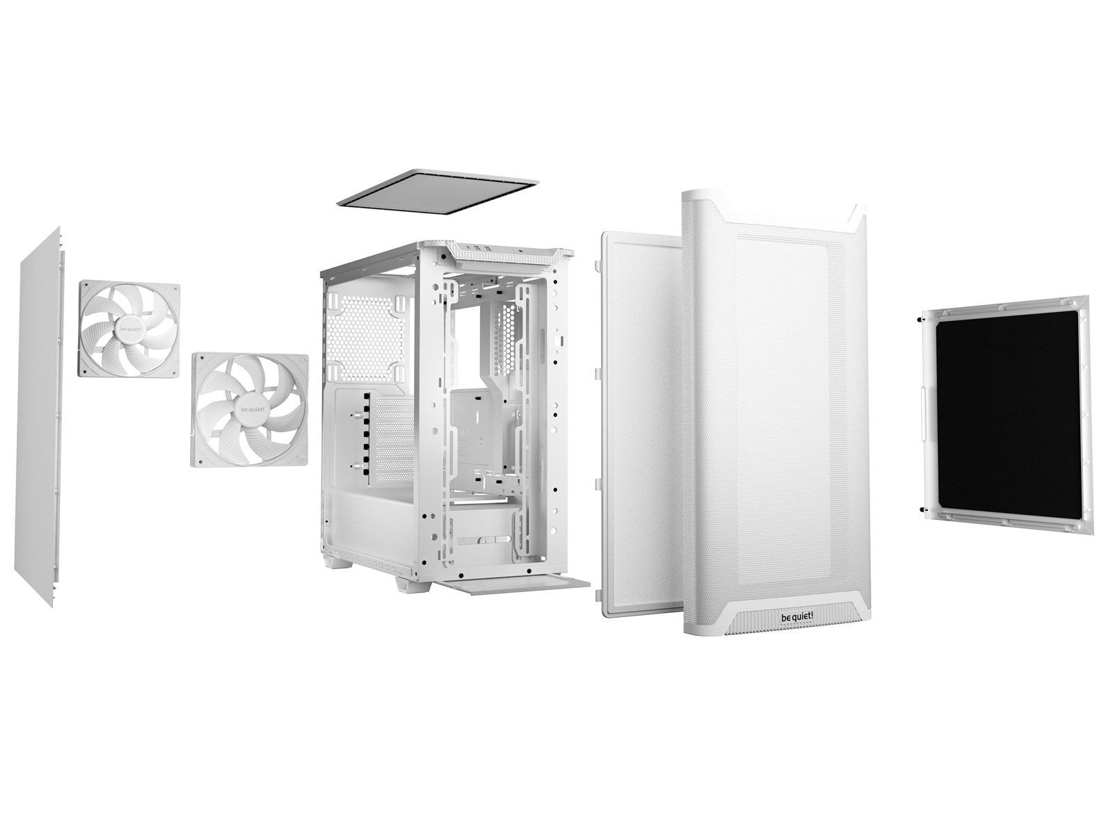 be quiet! PURE BASE 501 Airflow White - Gehäuse - Miditower - Weiß