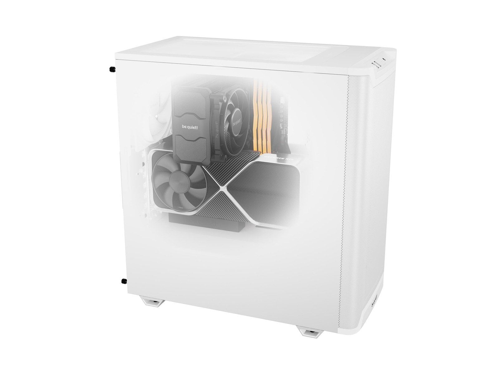 be quiet! PURE BASE 501 Airflow White - Gehäuse - Miditower - Weiß