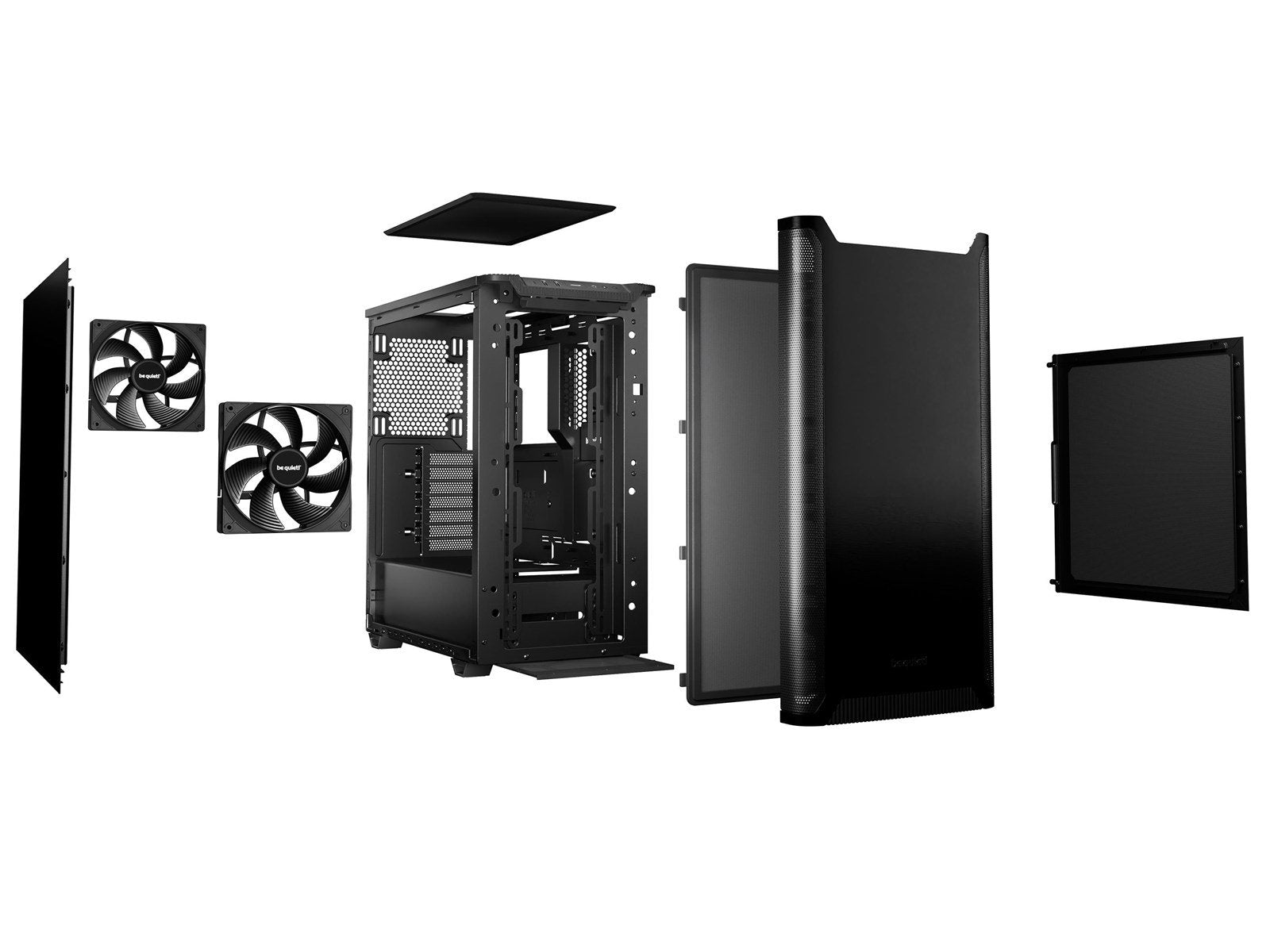 be quiet! PURE BASE 501 Black - Gehäuse - Miditower - Schwarz