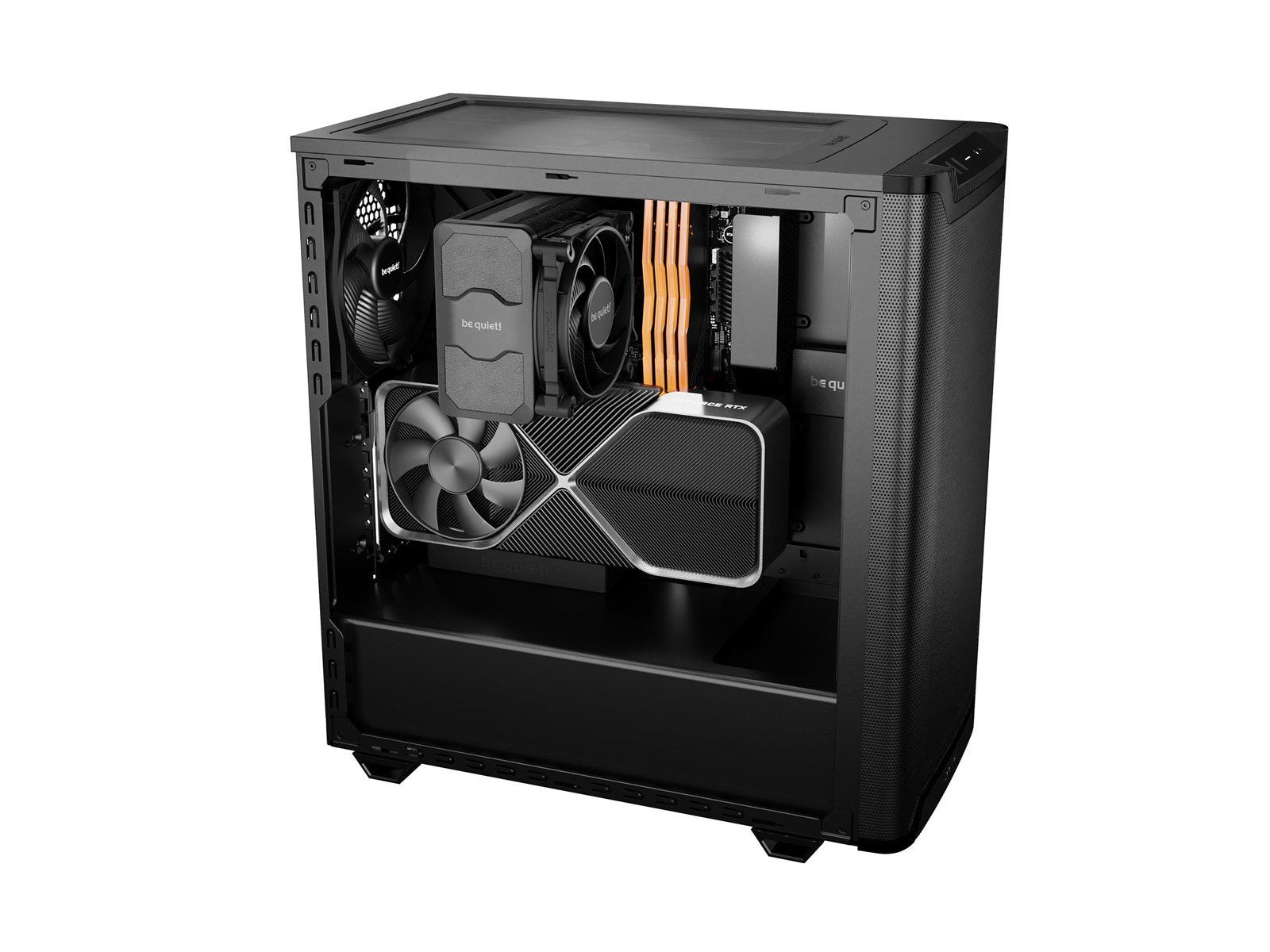 be quiet! PURE BASE 501 Airflow Window Black - Gehäuse - Miditower - Schwarz