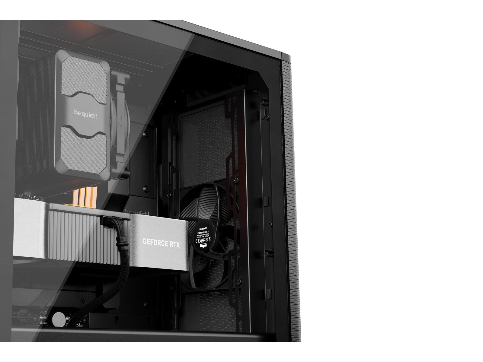 be quiet! PURE BASE 501 Airflow Window Black - Gehäuse - Miditower - Schwarz