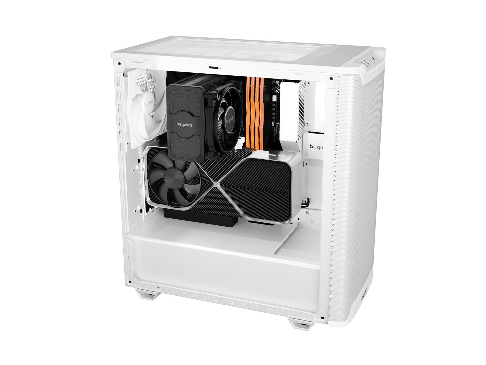 be quiet! PURE BASE 501 Airflow Window White - Gehäuse - Miditower - Weiß