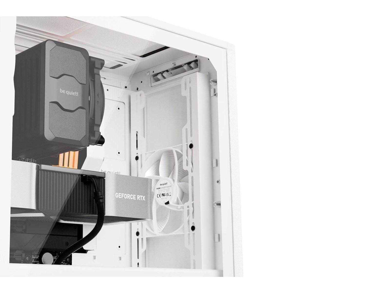 be quiet! PURE BASE 501 Airflow Window White - Gehäuse - Miditower - Weiß