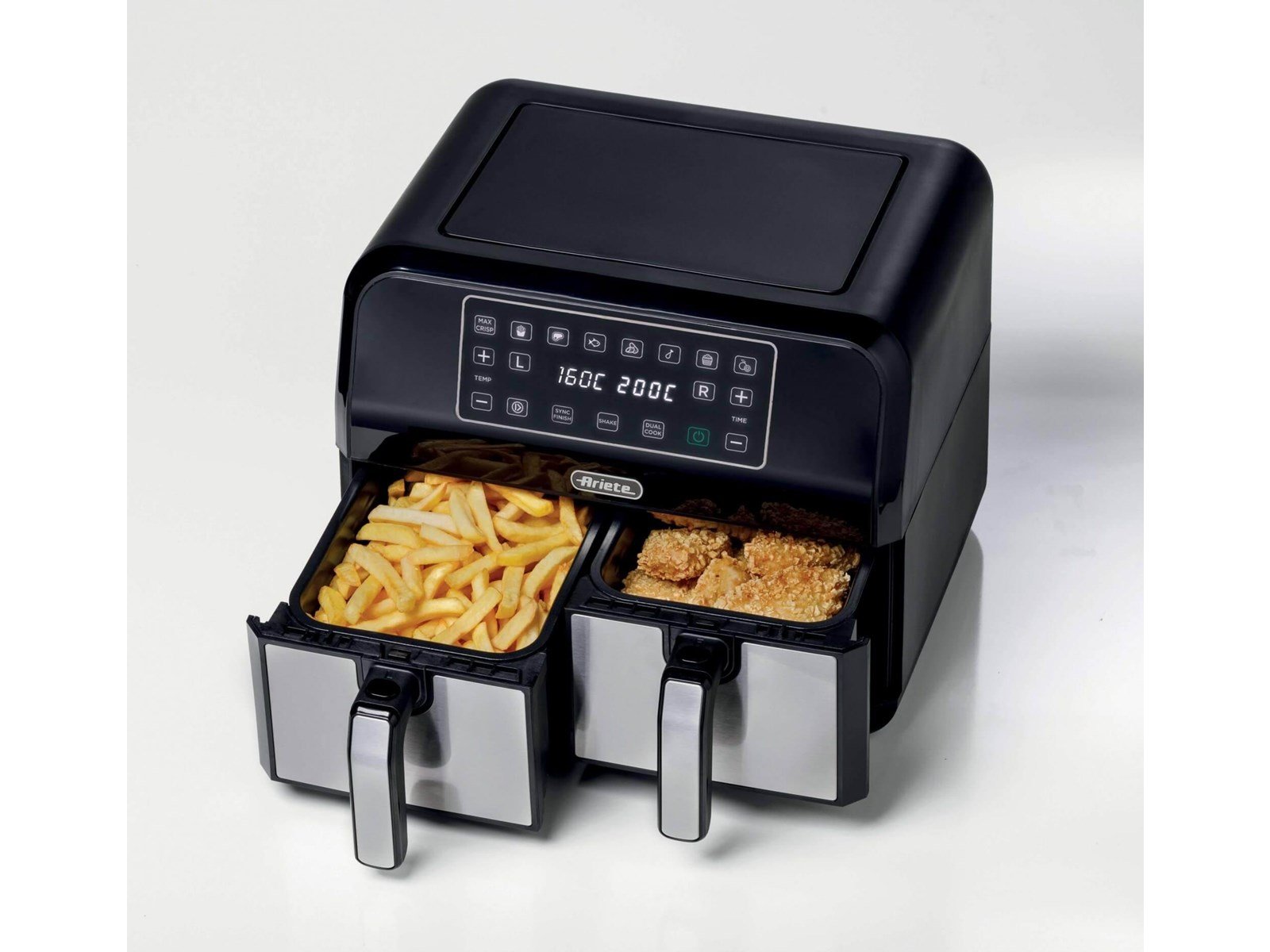 Ariete Air Fryer x 2 Drawer Metal - 8 L