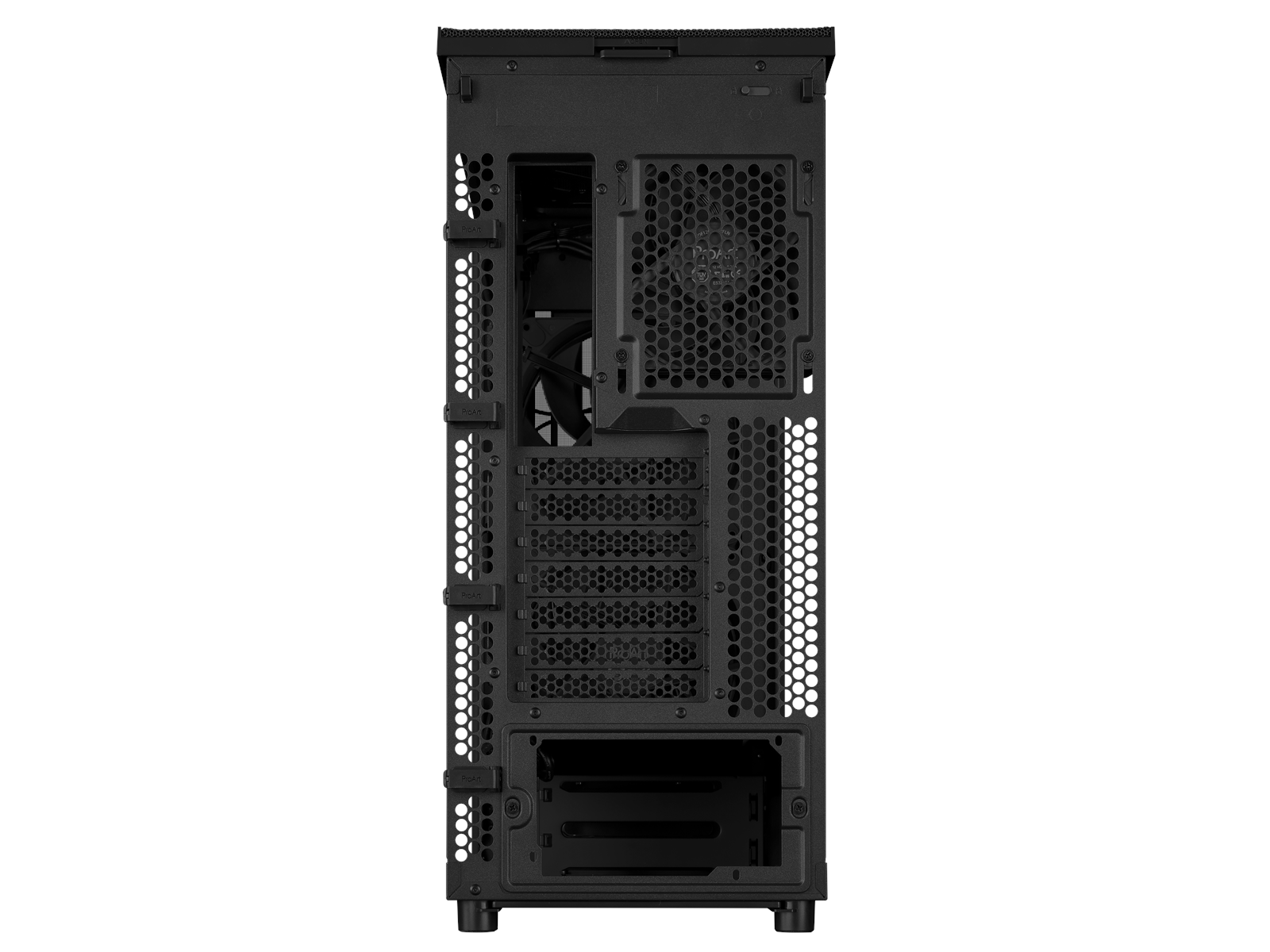 ASUS PROART PA401 Wood TG - Gehäuse - Miditower - Schwarz