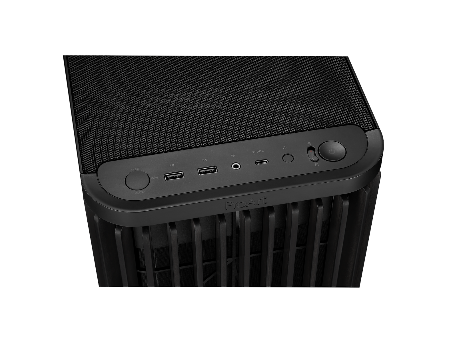 ASUS PROART PA401 Wood TG - Gehäuse - Miditower - Schwarz