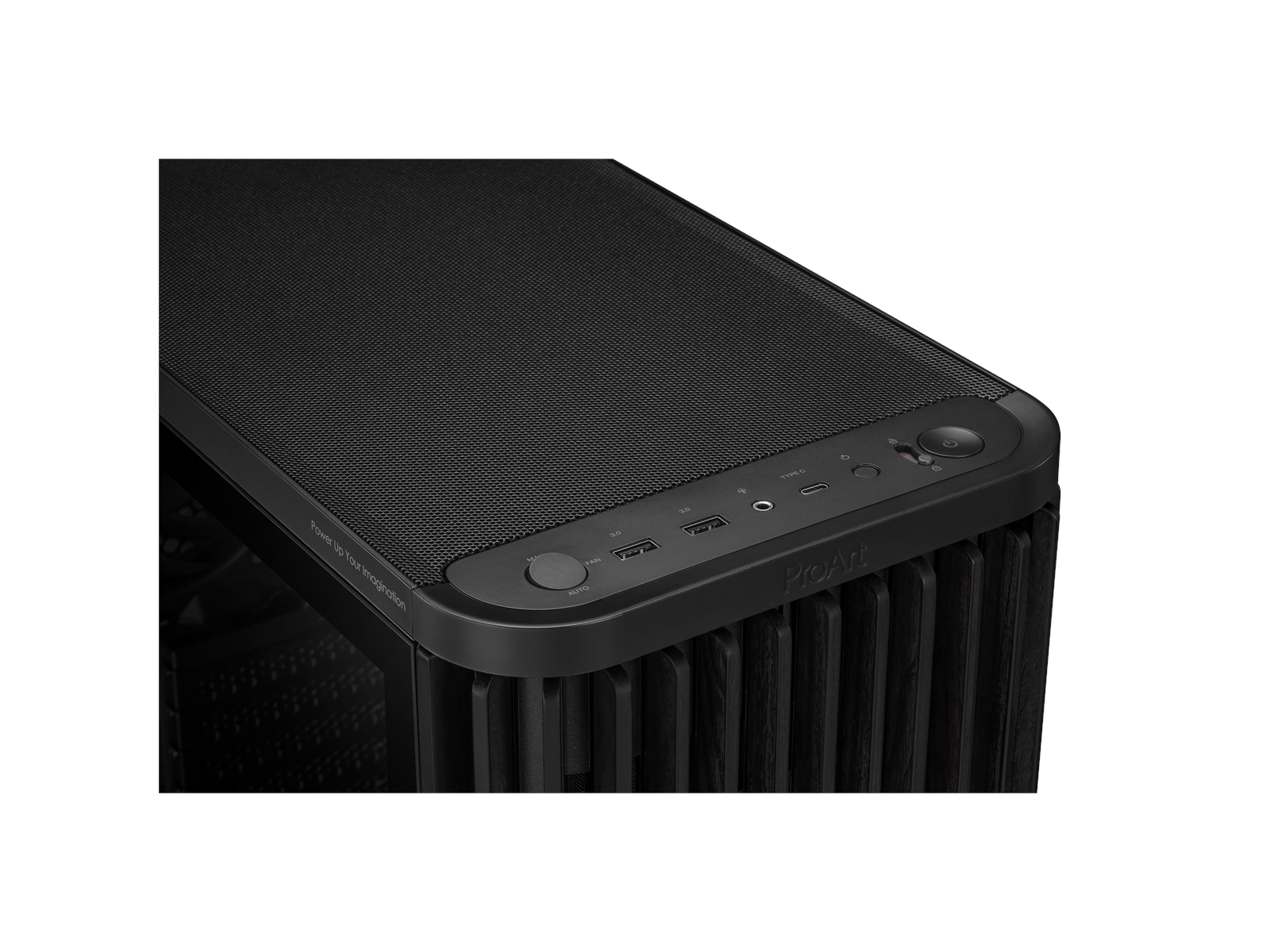 ASUS PROART PA401 Wood TG - Gehäuse - Miditower - Schwarz