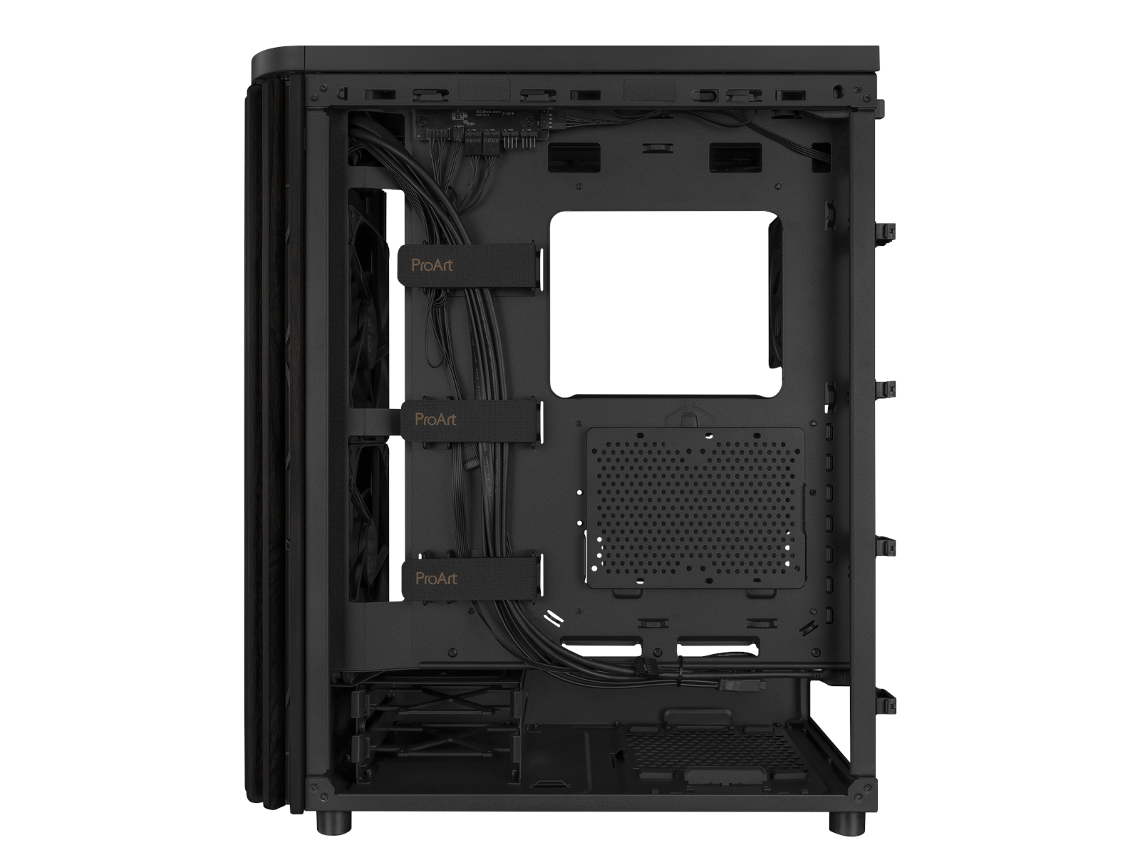 ASUS PROART PA401 Wood Metal - Gehäuse - Miditower - Schwarz