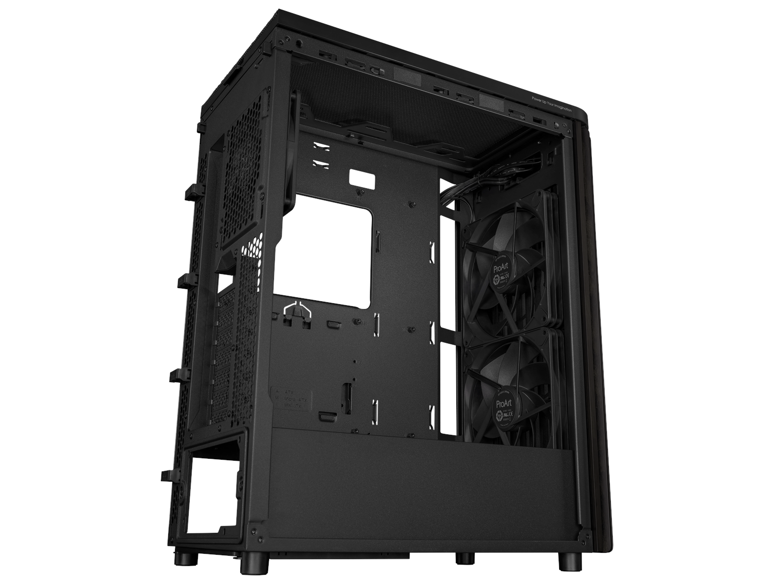 ASUS PROART PA401 Wood Metal - Gehäuse - Miditower - Schwarz