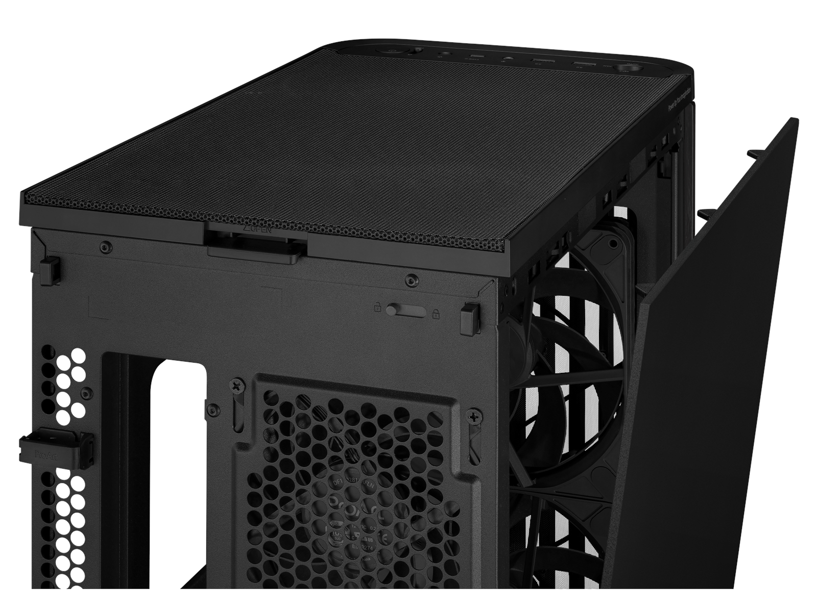 ASUS PROART PA401 Wood Metal - Gehäuse - Miditower - Schwarz