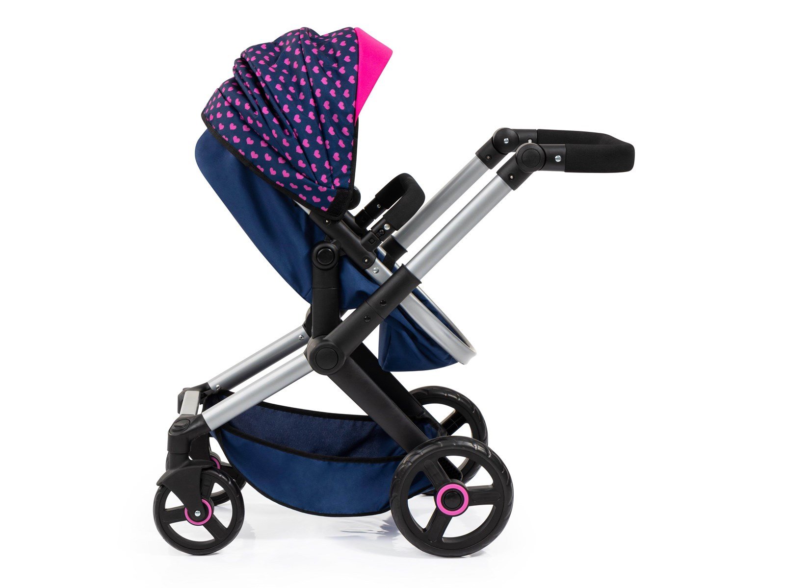 Bayer Design Doll's Pram Xeo Mega Set - Navy (17054AB)