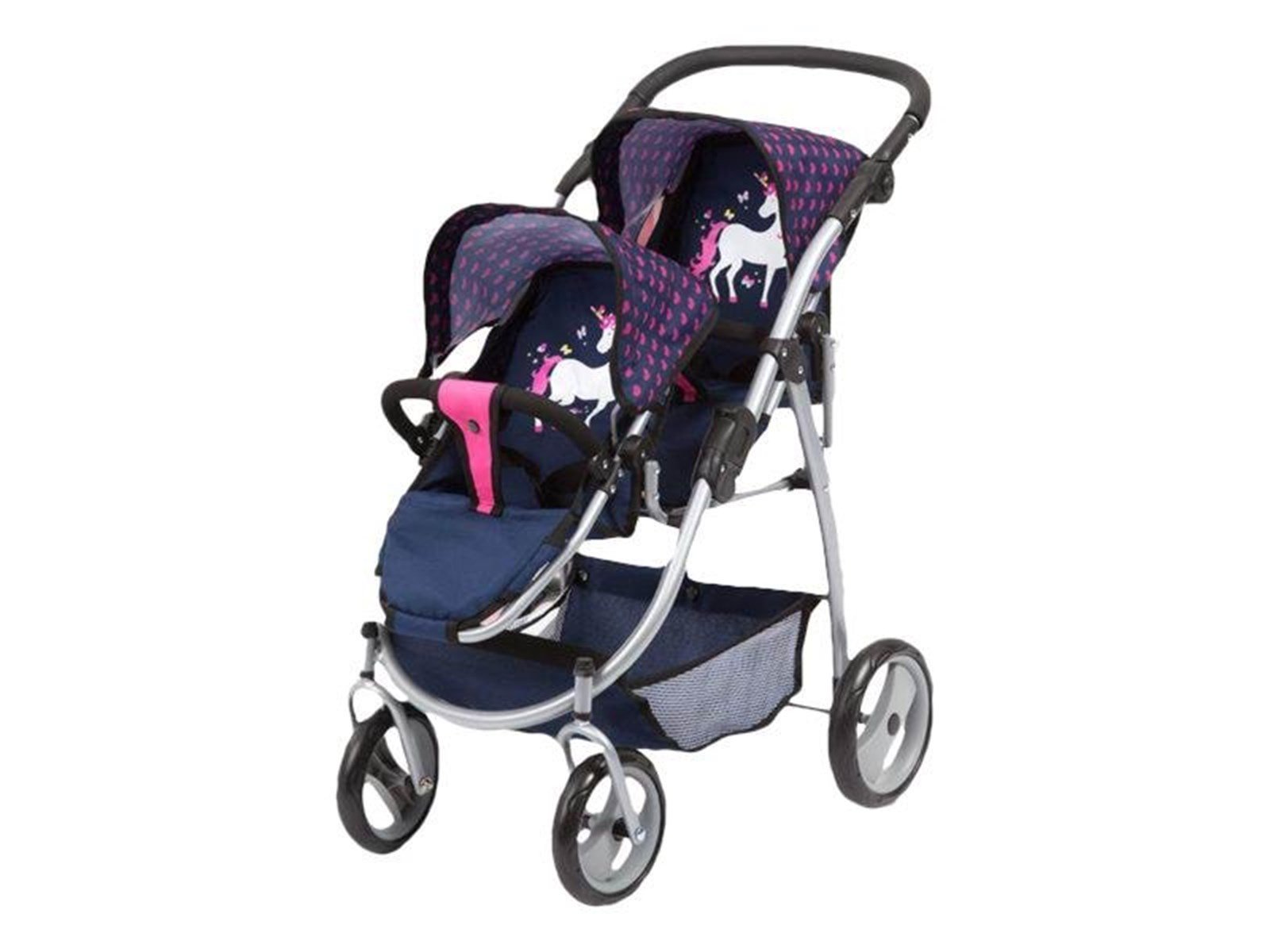 Bayer Design Twin Pram - Navy