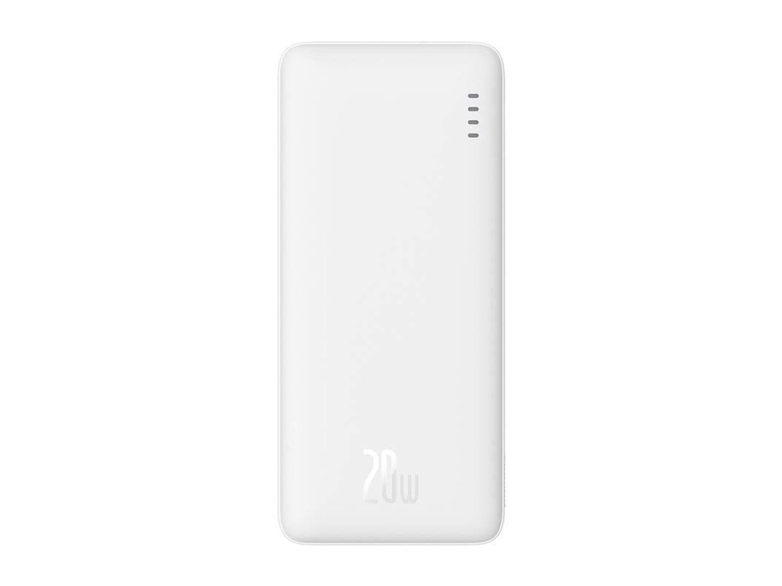 Baseus Airpow 10000mAh 20W powerbank (white) Powerbank (Akku) - Weiß - 10000 mAh