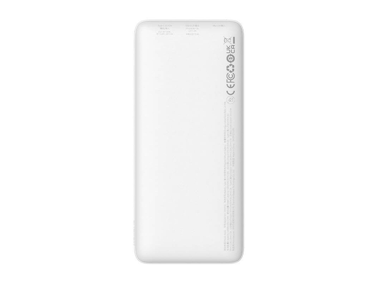 Baseus Airpow 10000mAh 20W powerbank (white) Powerbank (Akku) - Weiß - 10000 mAh