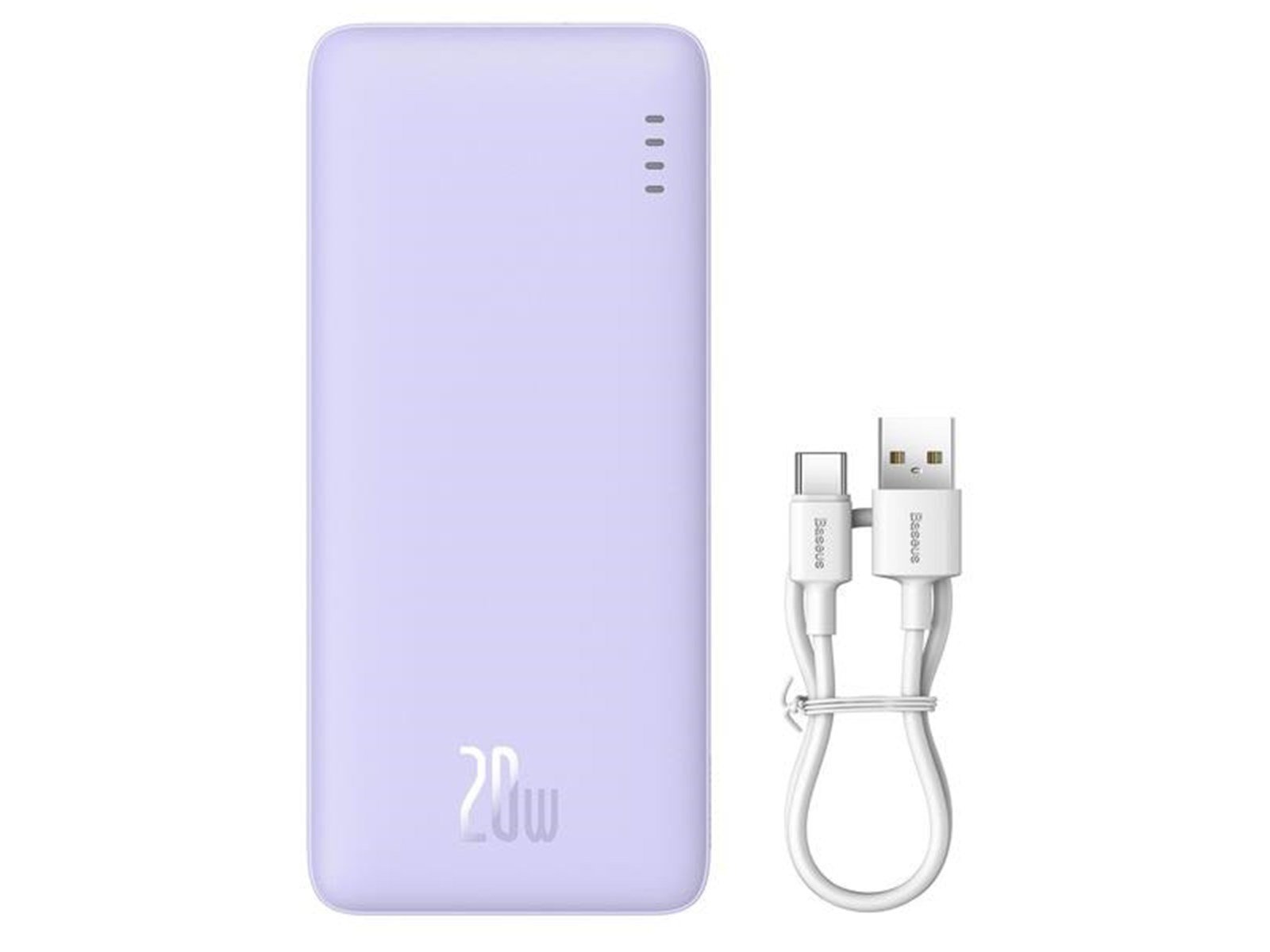 Baseus Airpow 20000mAh 20W powerbank (purple) Powerbank (Akku) - Purple - 20000 mAh