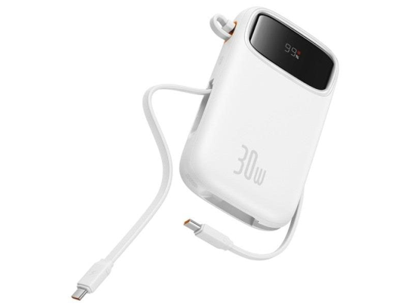 Baseus QPow2 Powerbank (Akku) - Weiß - 10000 mAh