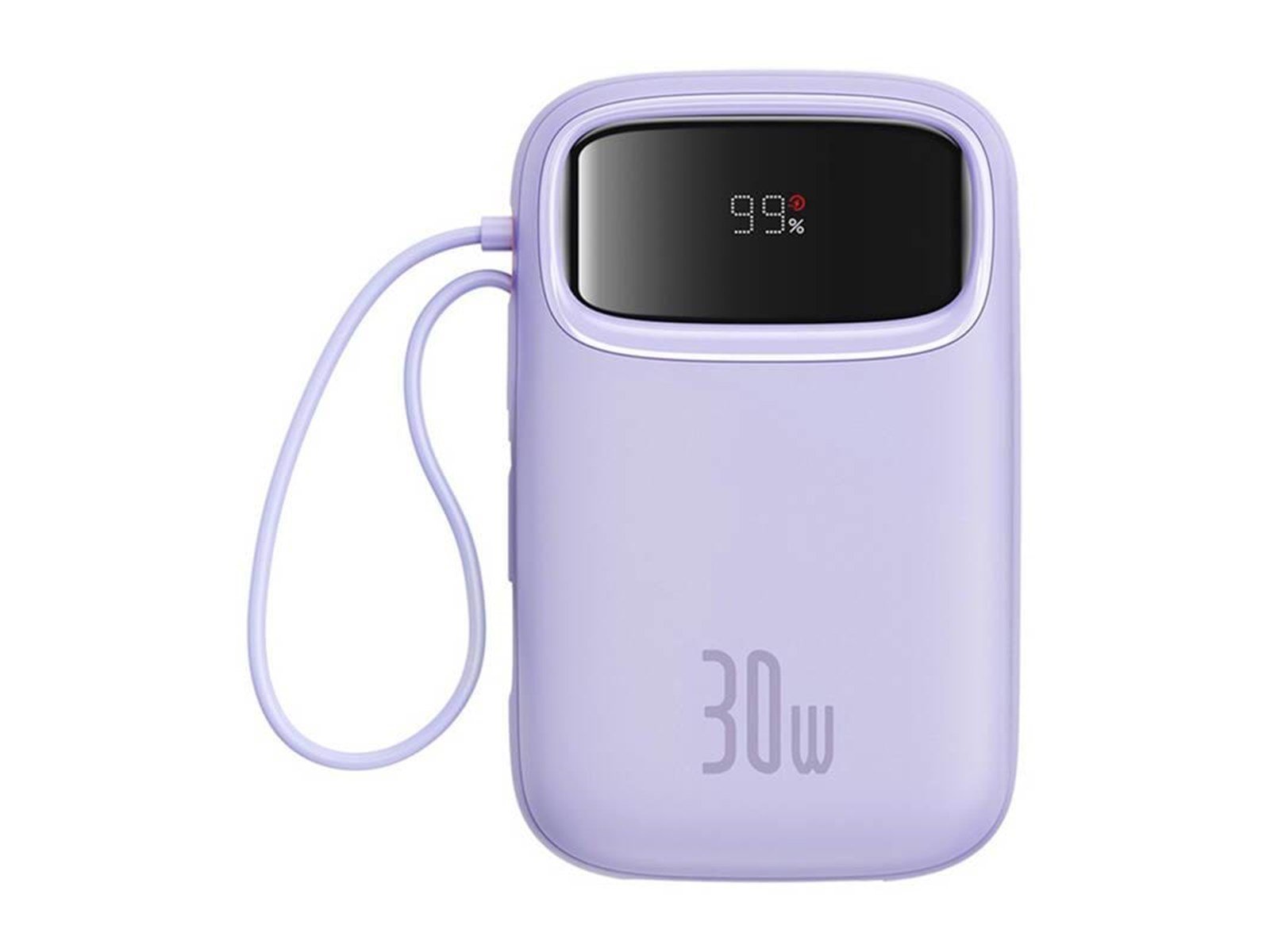 Baseus QPow 2 10000mAh 30W 2xUSB-C powerbank (purple) Powerbank (Akku) - Purple - 10000 mAh
