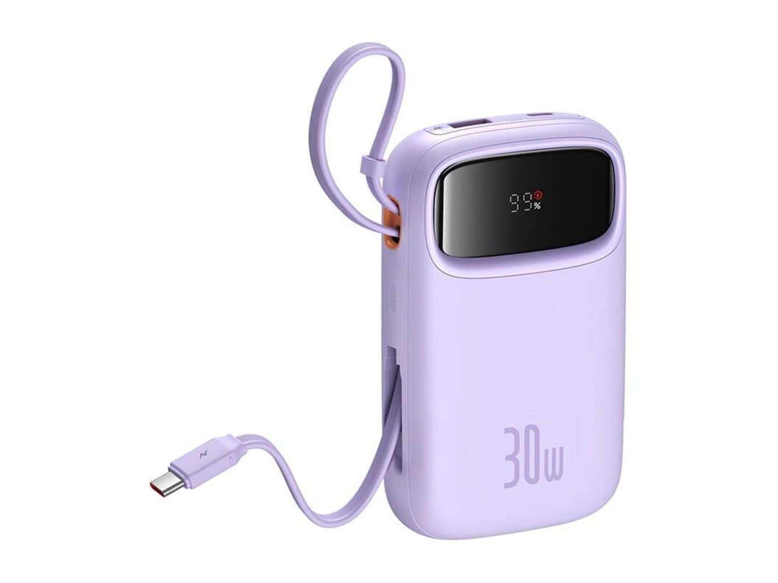 Baseus QPow 2 10000mAh 30W 2xUSB-C powerbank (purple) Powerbank (Akku) - Purple - 10000 mAh