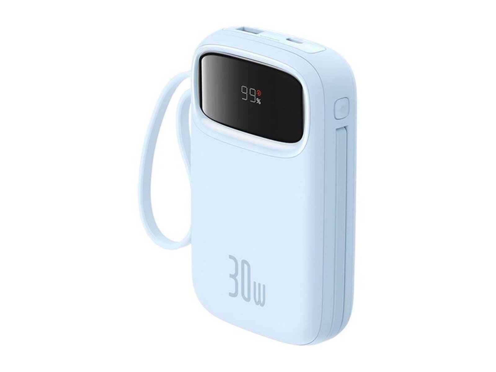 Baseus QPow 2 10000mAh 30W 2xUSB-C powerbank (blue) Powerbank (Akku) - Blau - 10000 mAh