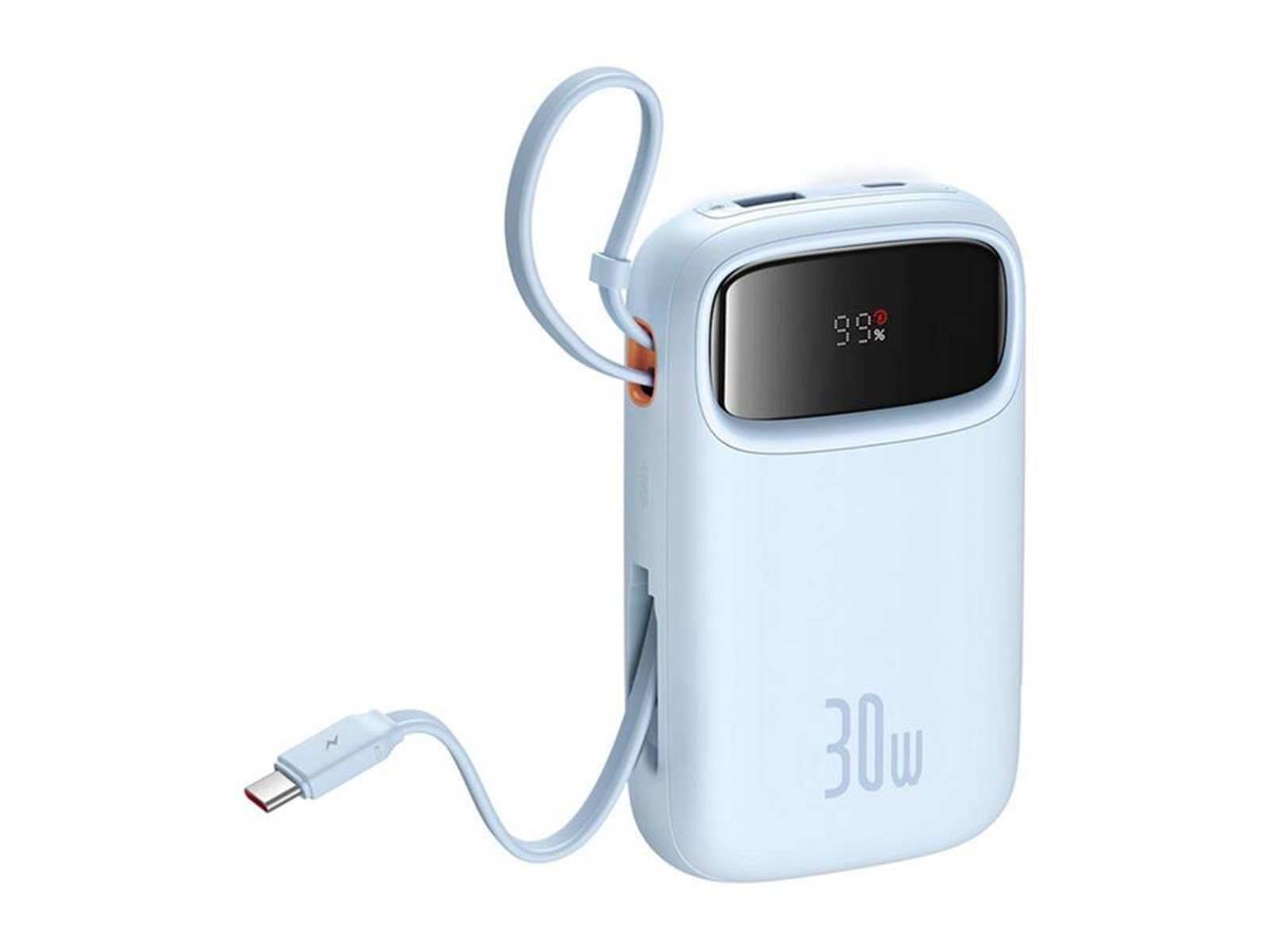 Baseus QPow 2 10000mAh 30W 2xUSB-C powerbank (blue) Powerbank (Akku) - Blau - 10000 mAh