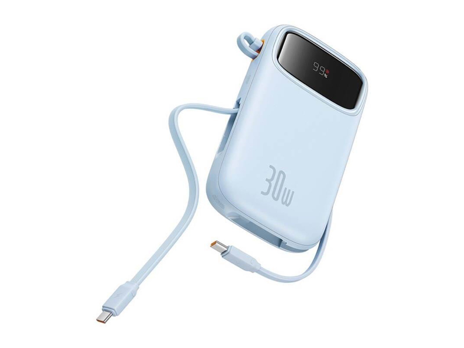 Baseus QPow 2 10000mAh 30W 2xUSB-C powerbank (blue) Powerbank (Akku) - Blau - 10000 mAh