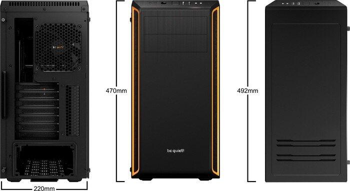 be quiet PC Gehäuse Pure Base 600 Window ATX orange