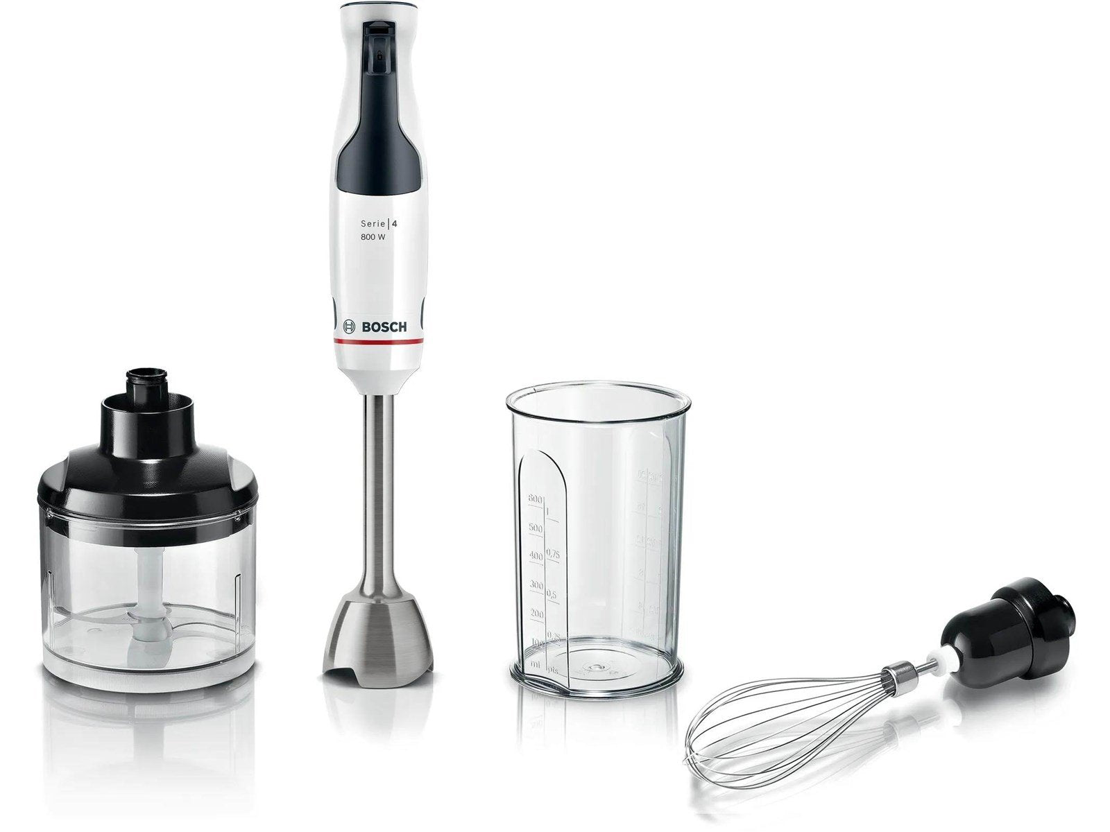 Bosch Stabmixer ErgoMaster Series 4 w. chopper + whisk - 800 W
