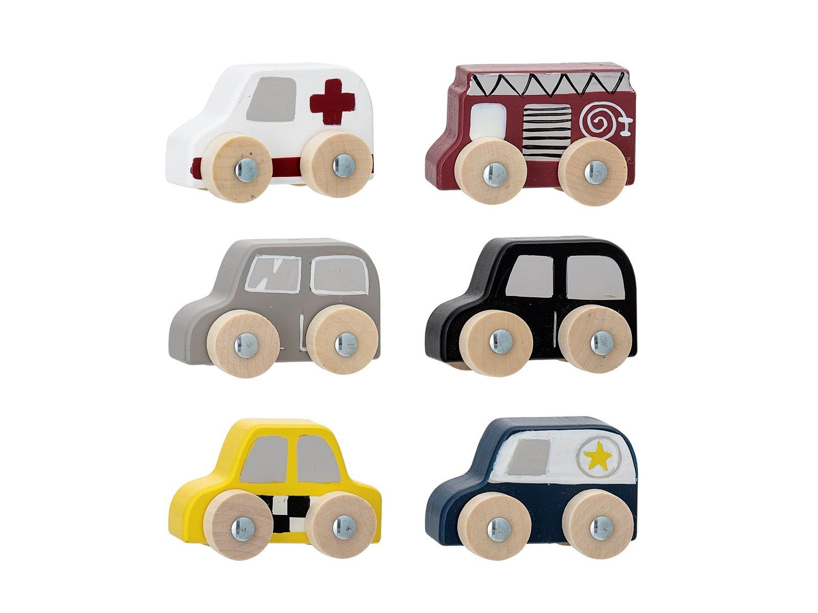Bloomingville MINI Avin Toy Car 6 pcs
