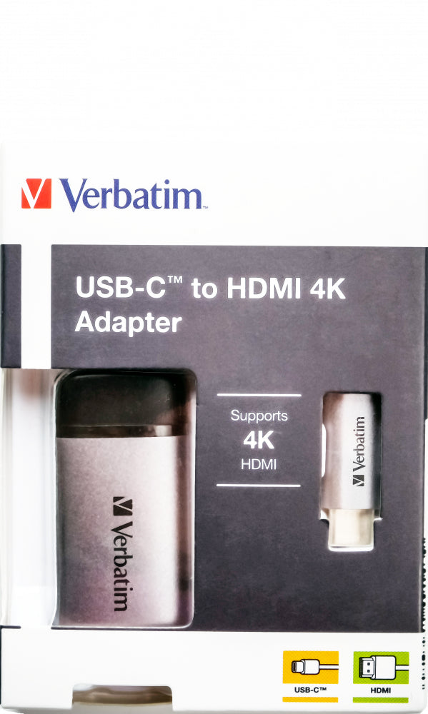 USB-C Verbatim zu HDMI 4K Adapter USB 3.1 GEN 1/HDMI